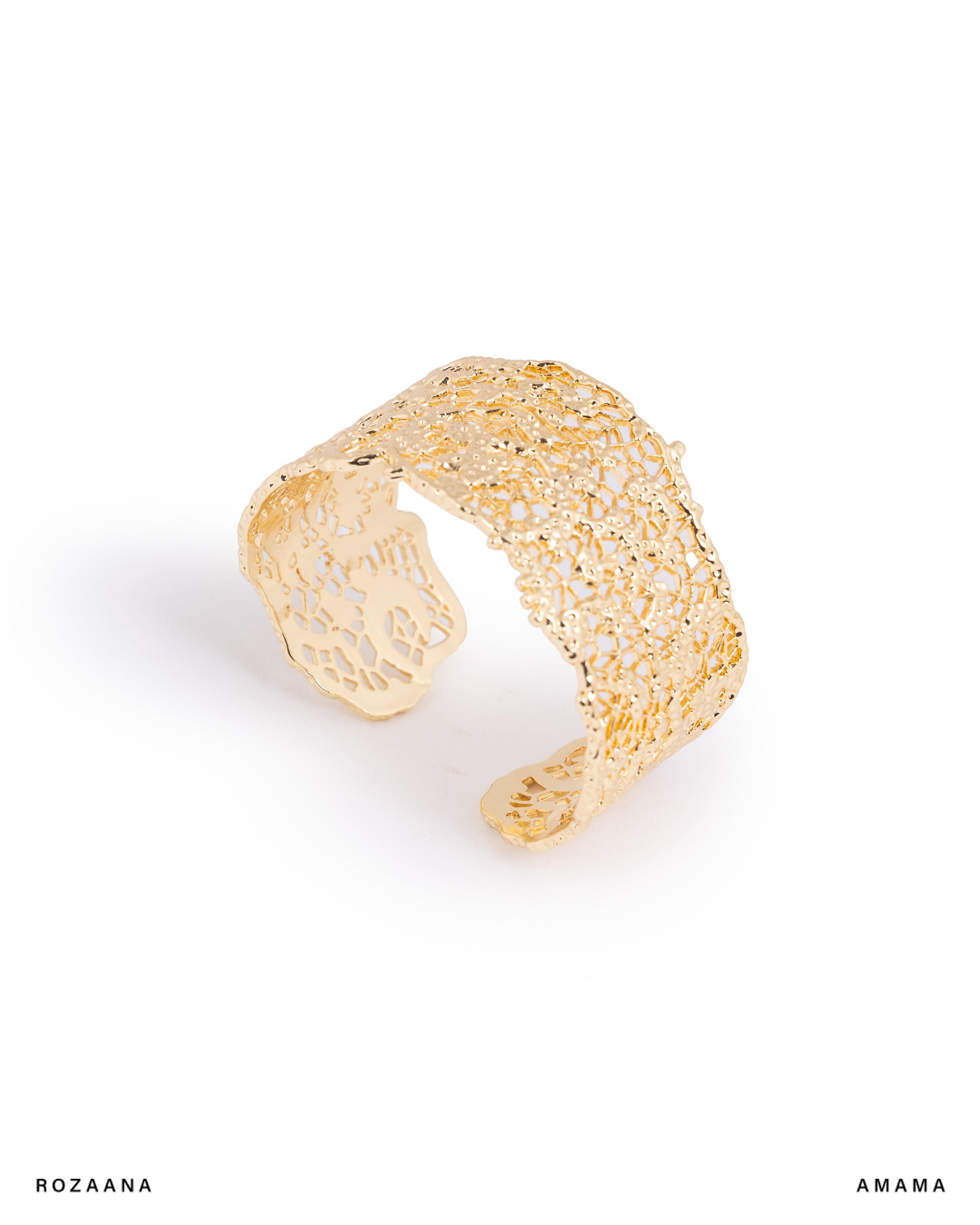 Ruyi Handcuff in Gold