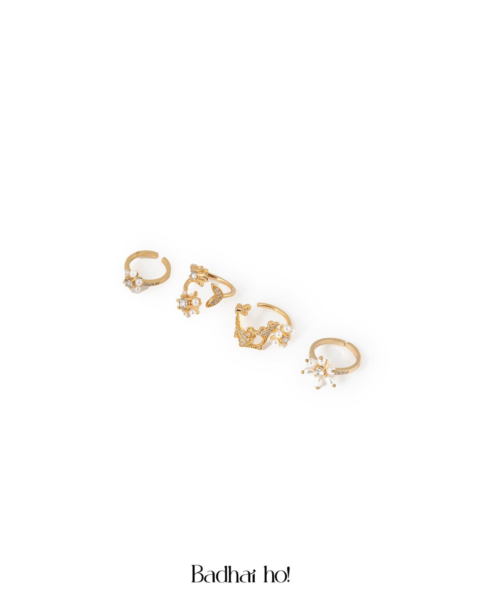 Maharaja Of Patiala Ring Stack (Set Of 4)