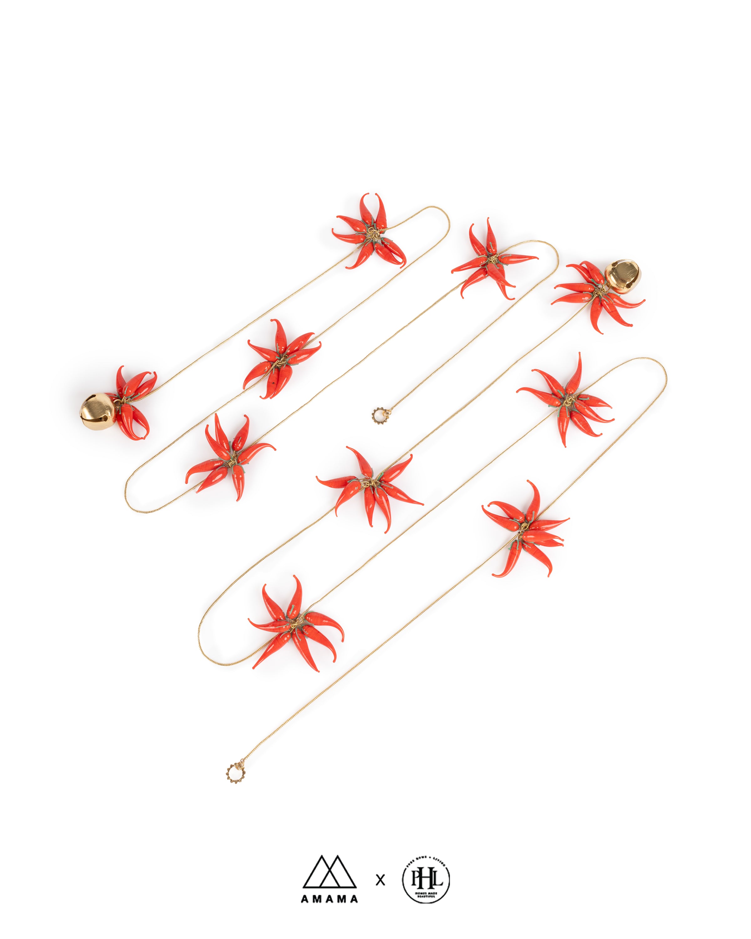 Paprika Side Hangings (set of 2)