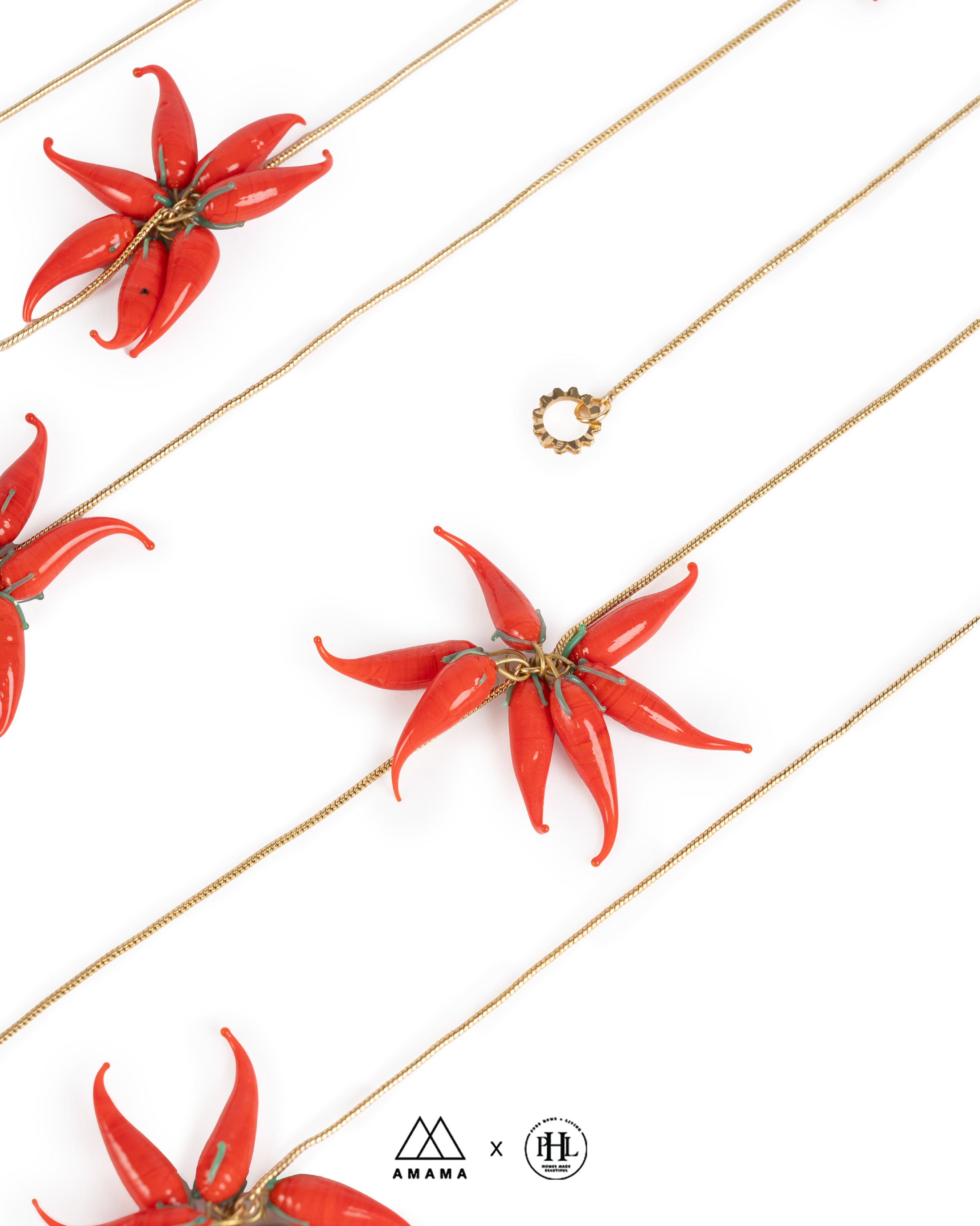 Paprika Side Hangings (set of 2)