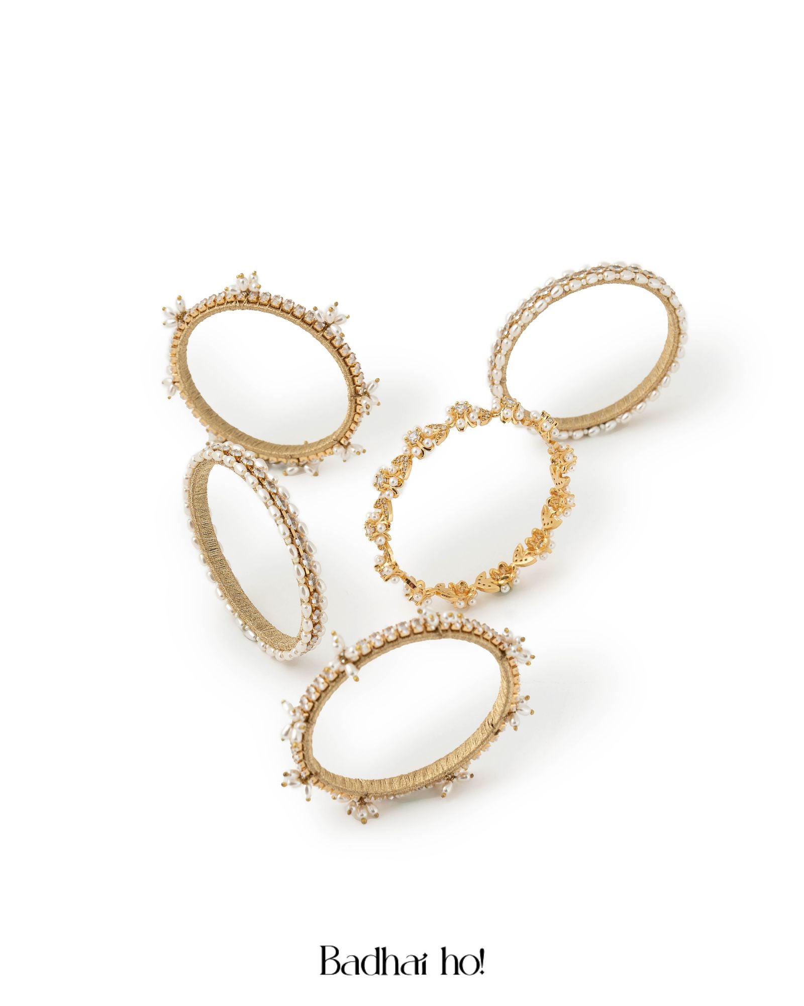 Grand Palais Bangle Set (Set Of 5)