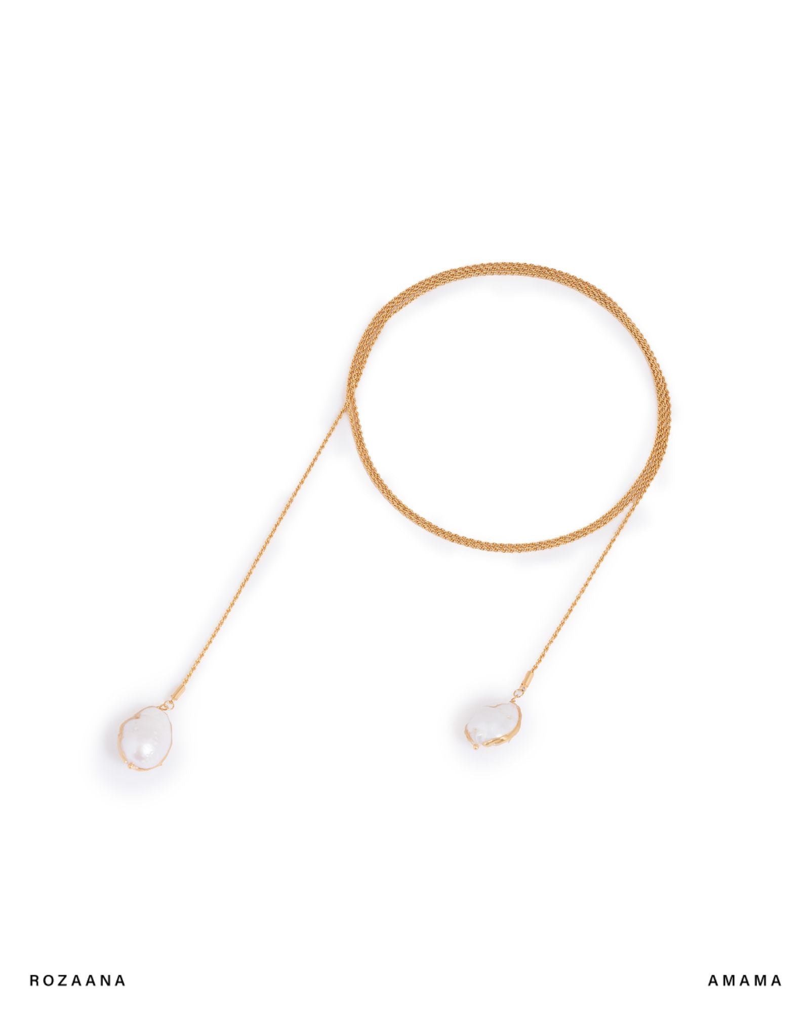 Taya Necklace with Pearl Drops