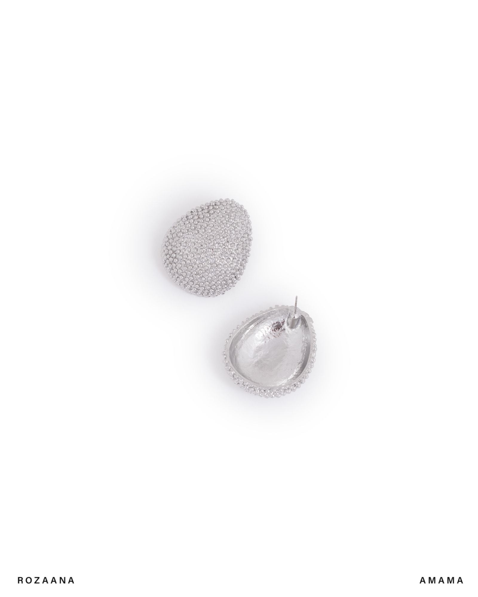 Julia Studs in Chrome