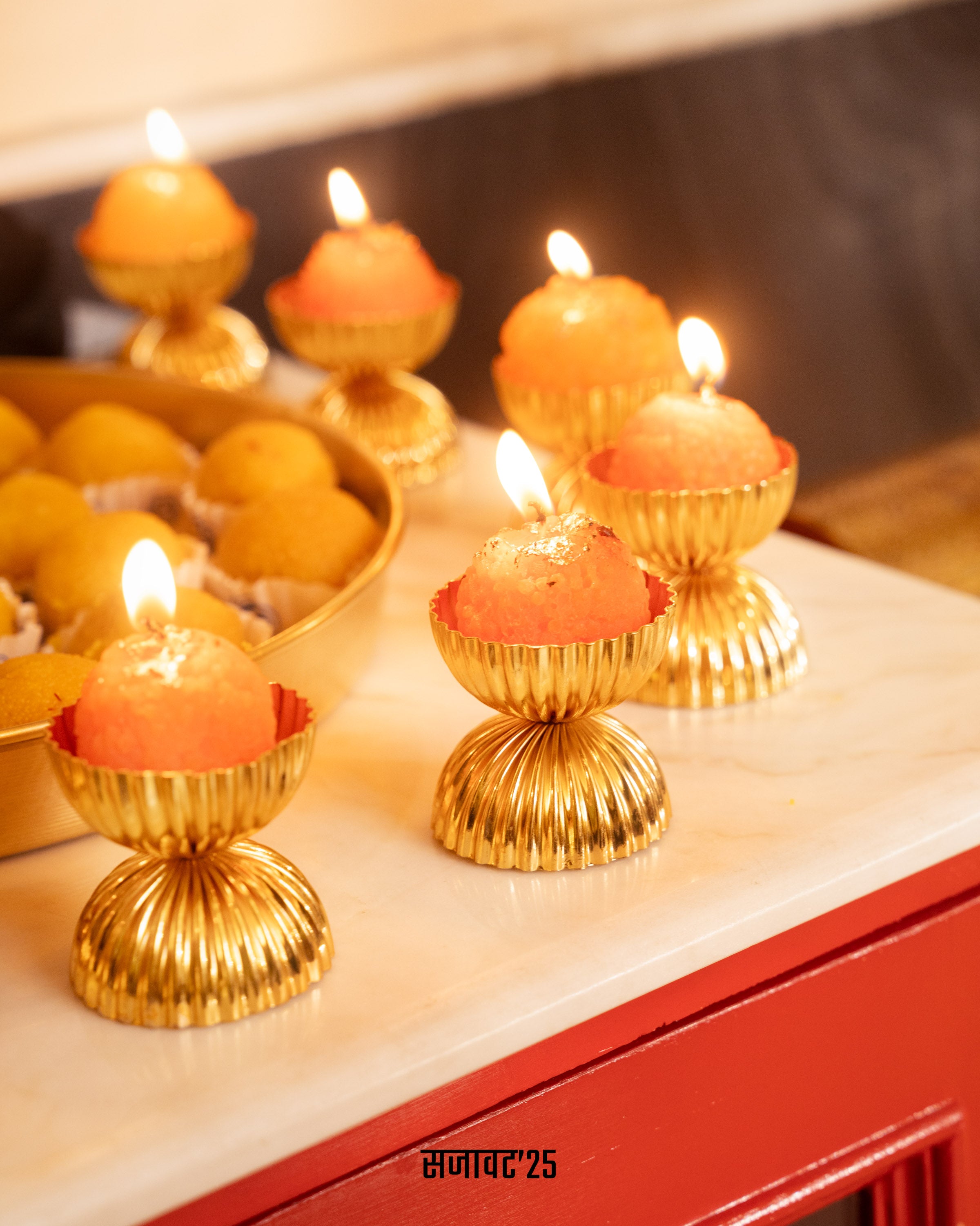 Auryn Tealight Holders (set of 2)