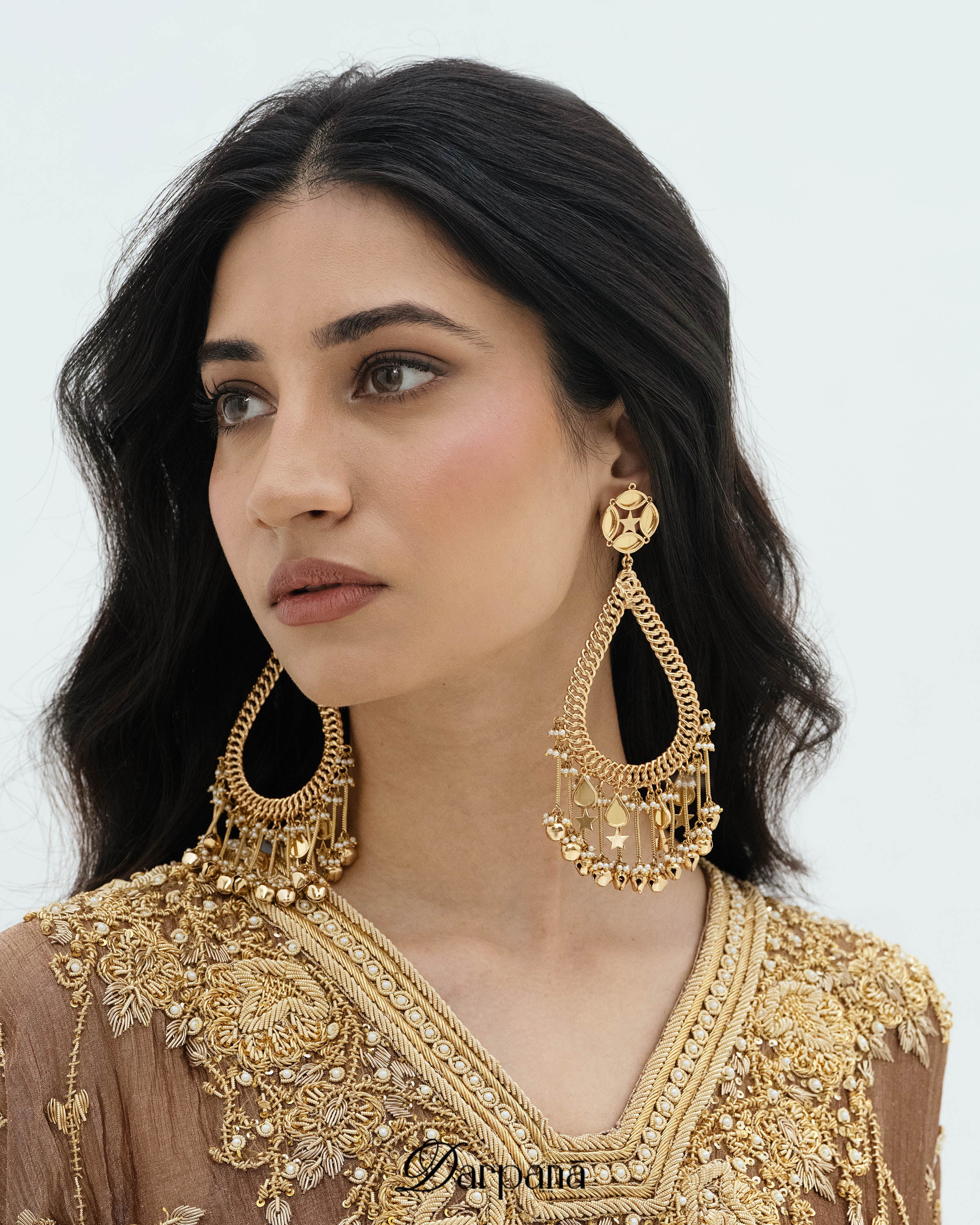 Sheeshmahal Drop Earrings