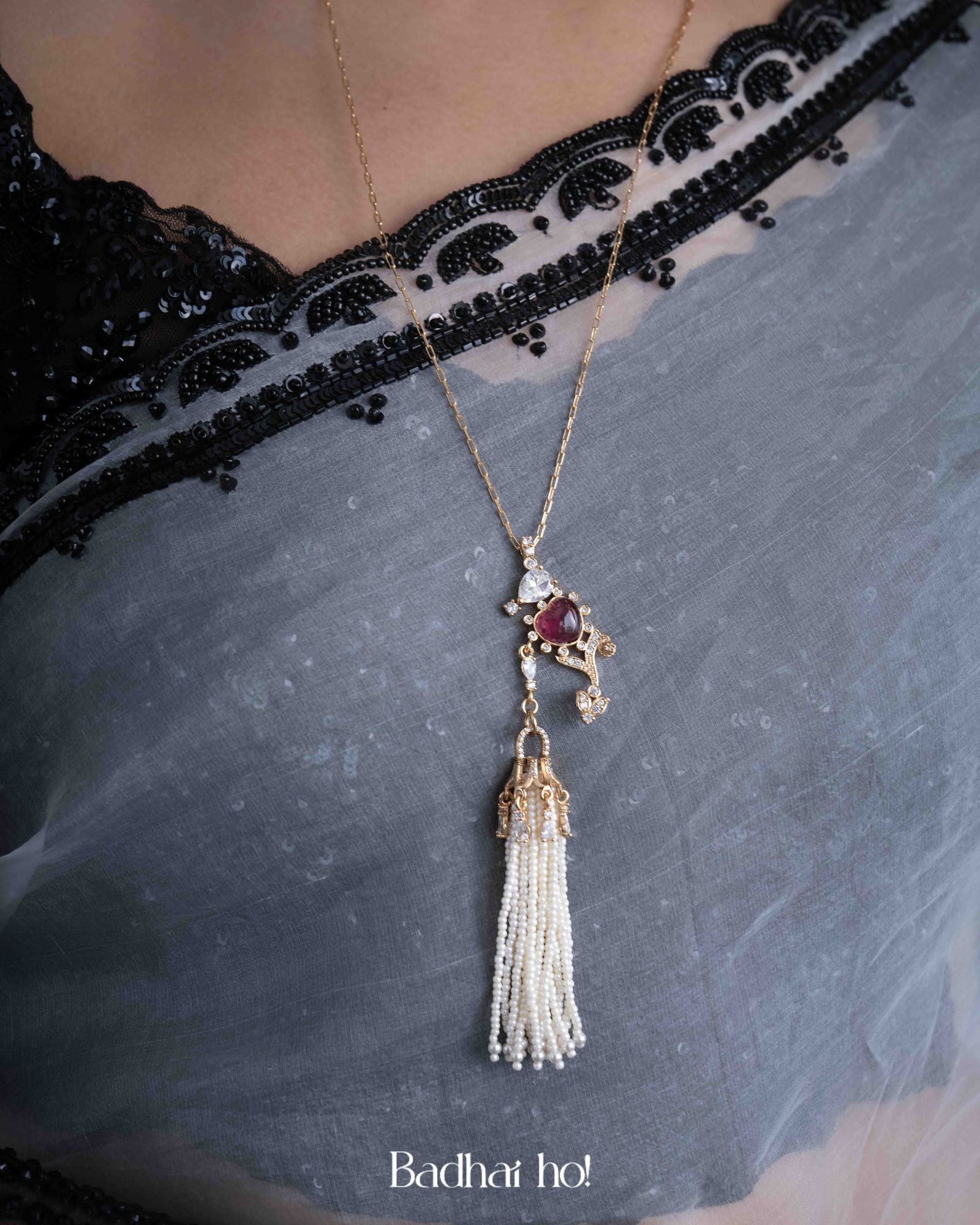Solomon Tassel Necklace