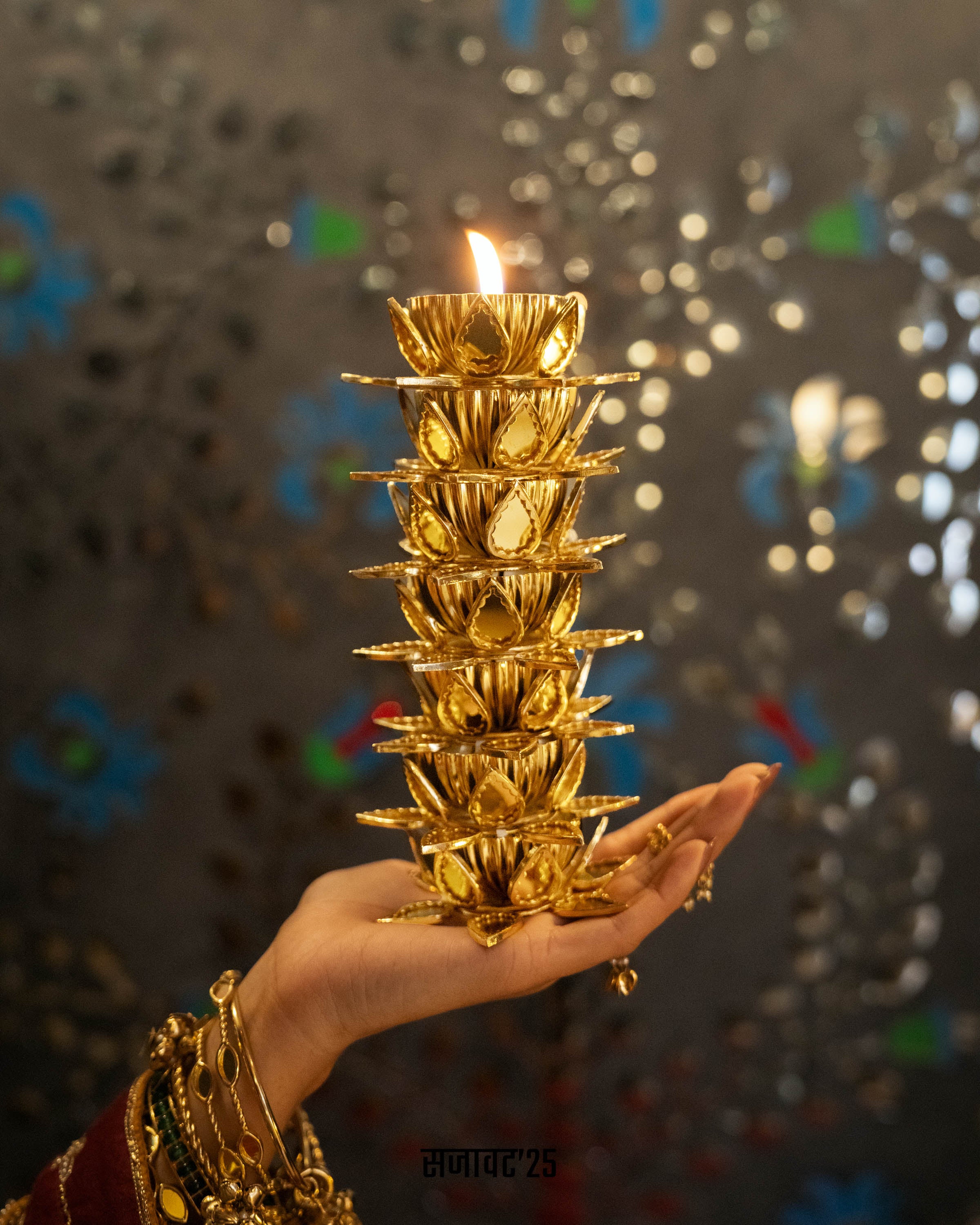 Padmaja Tealight Holders (set of 2)