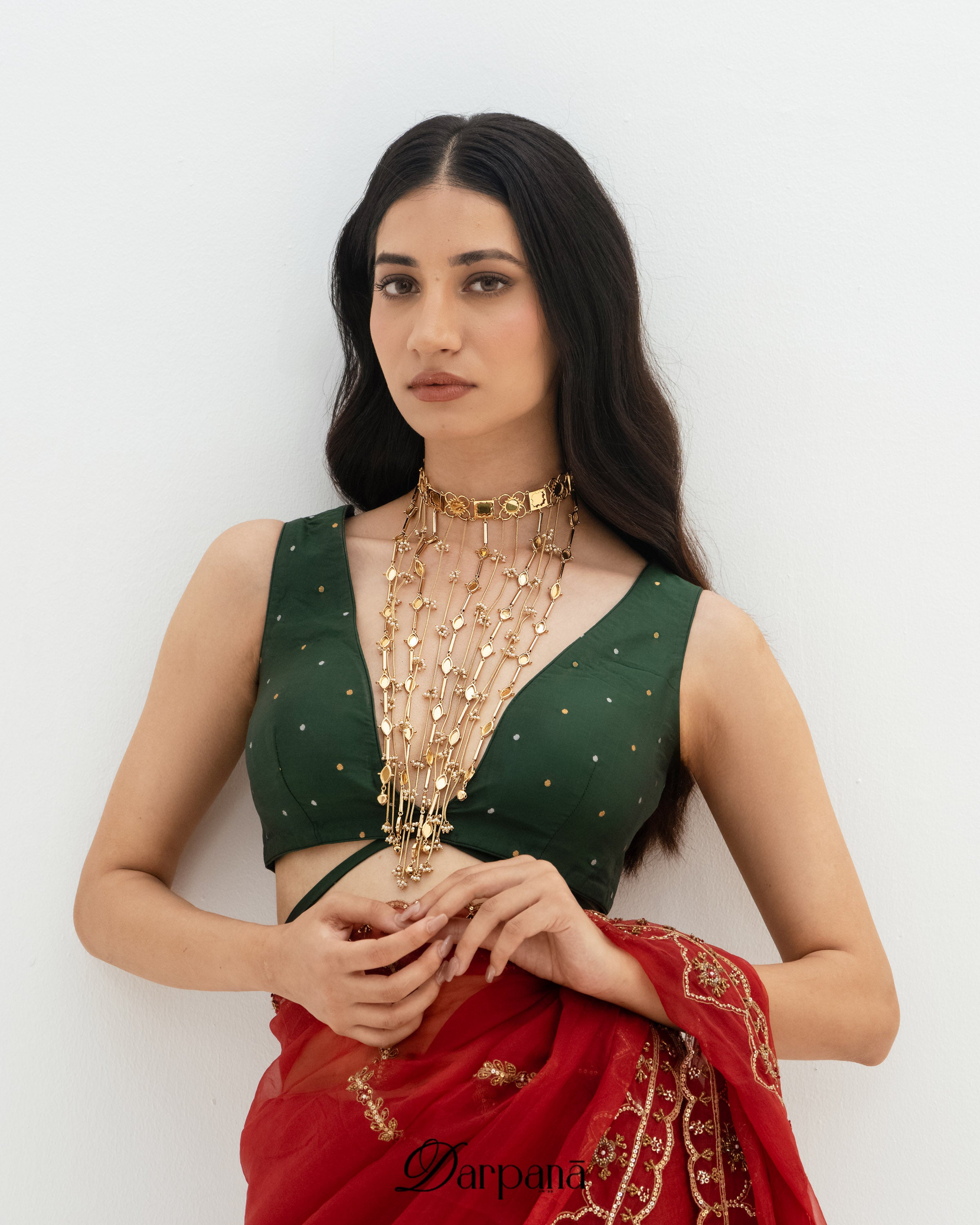 Surya Darpan Fall Necklace