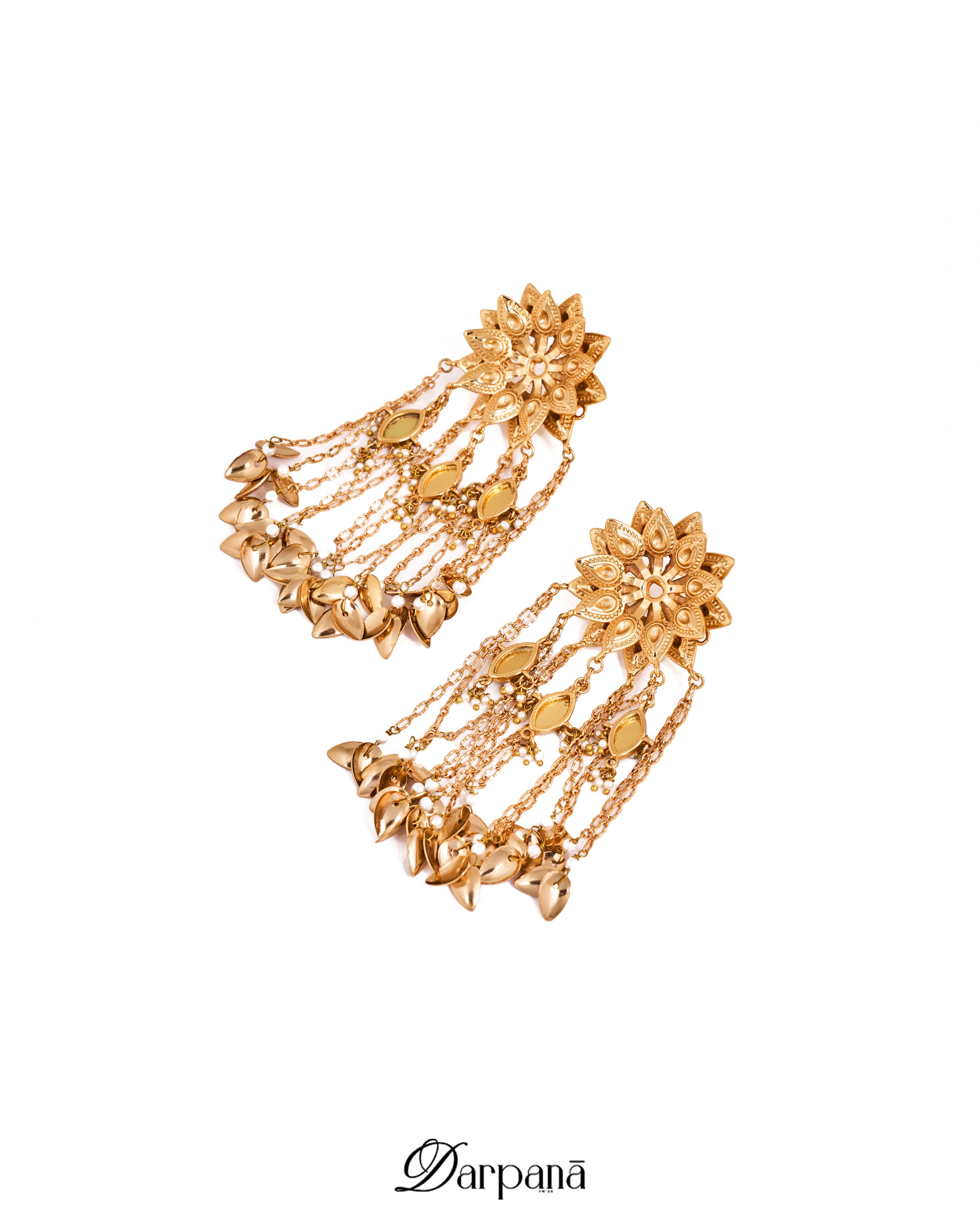 Sheeshmahal Tassel Earrings