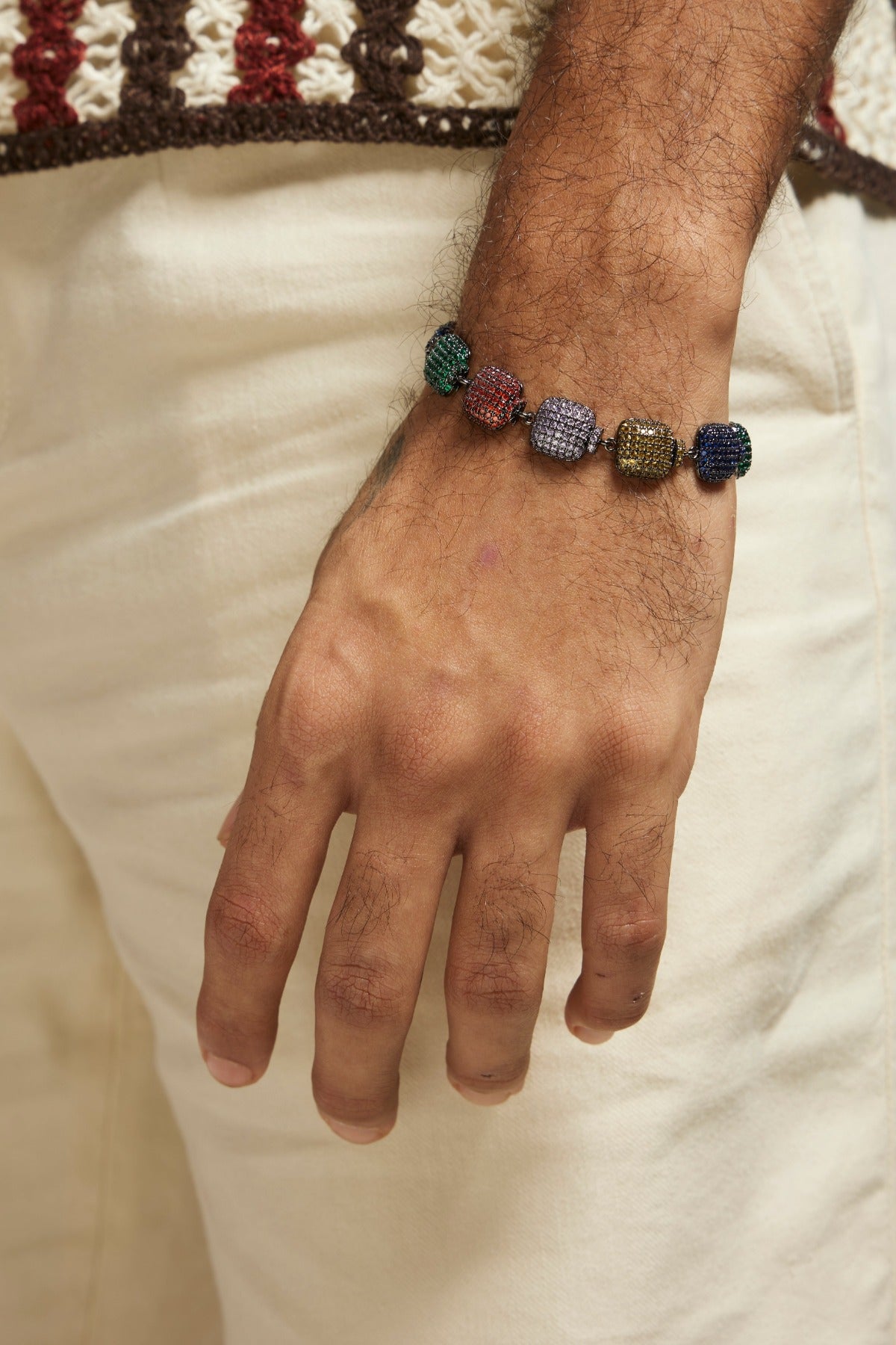 Amama,Prado Multicoloured stone Bracelet