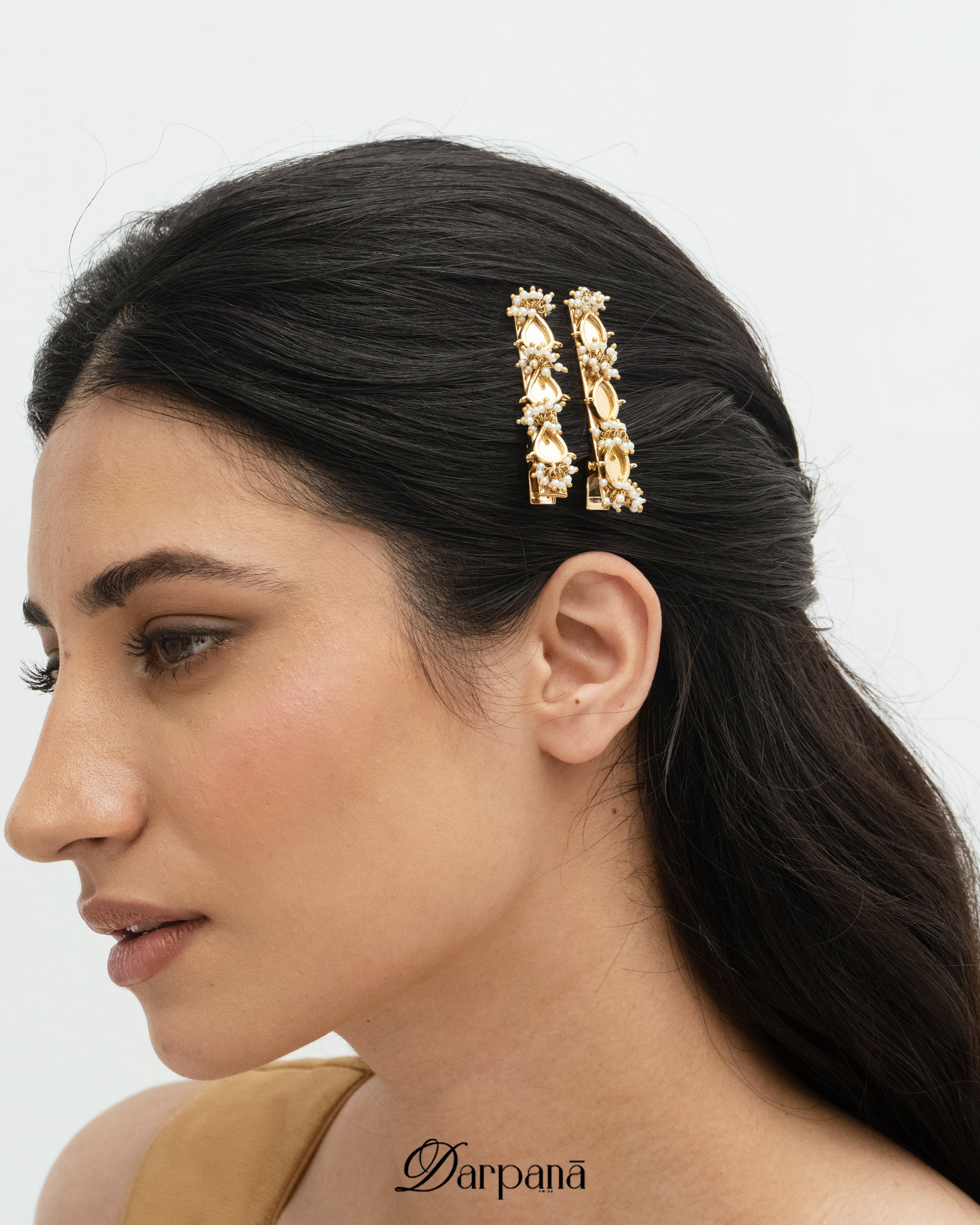 Surya Darpan Hairpins (Set Of 2)