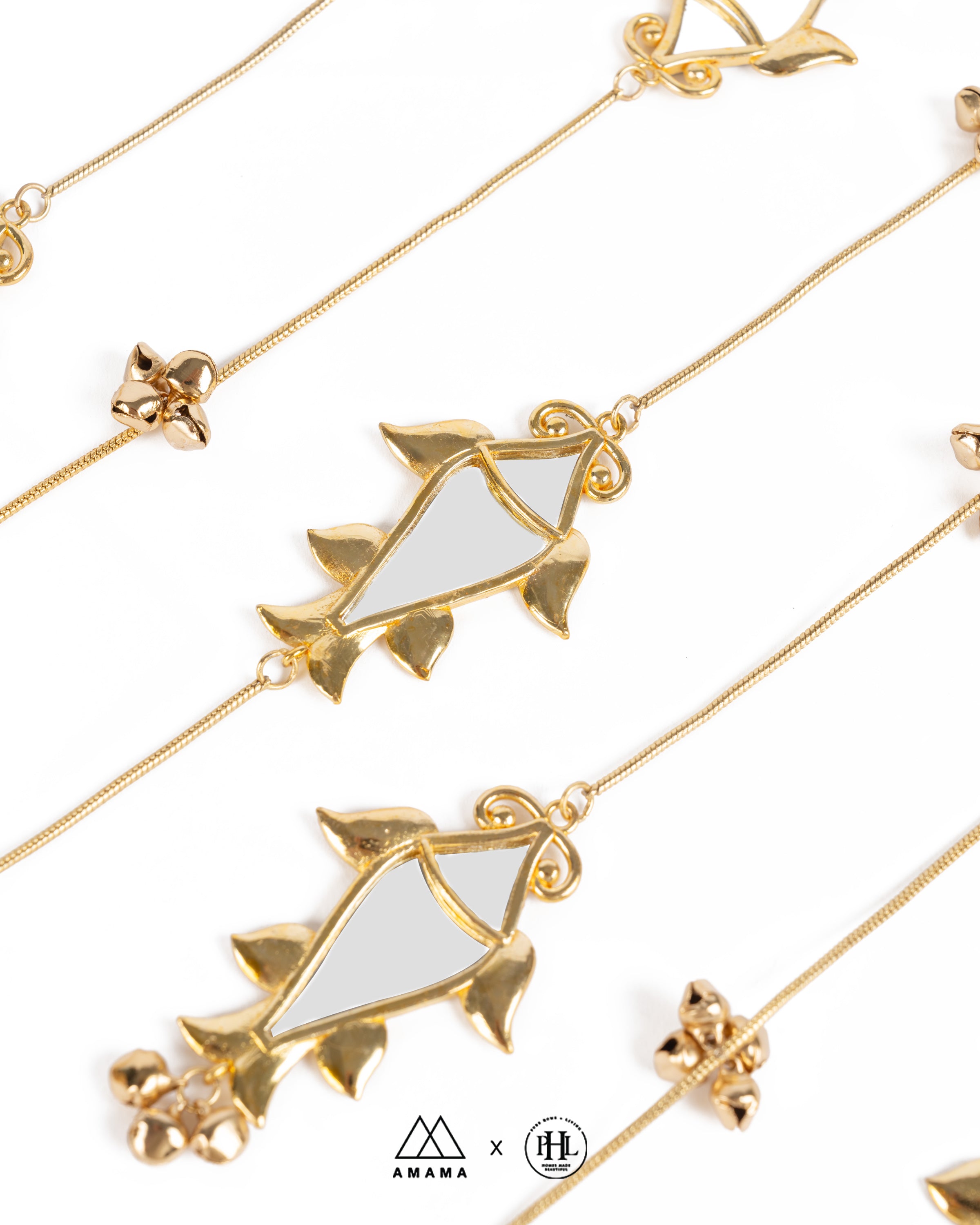 Darpan Meen Side Hangings (set of 2)