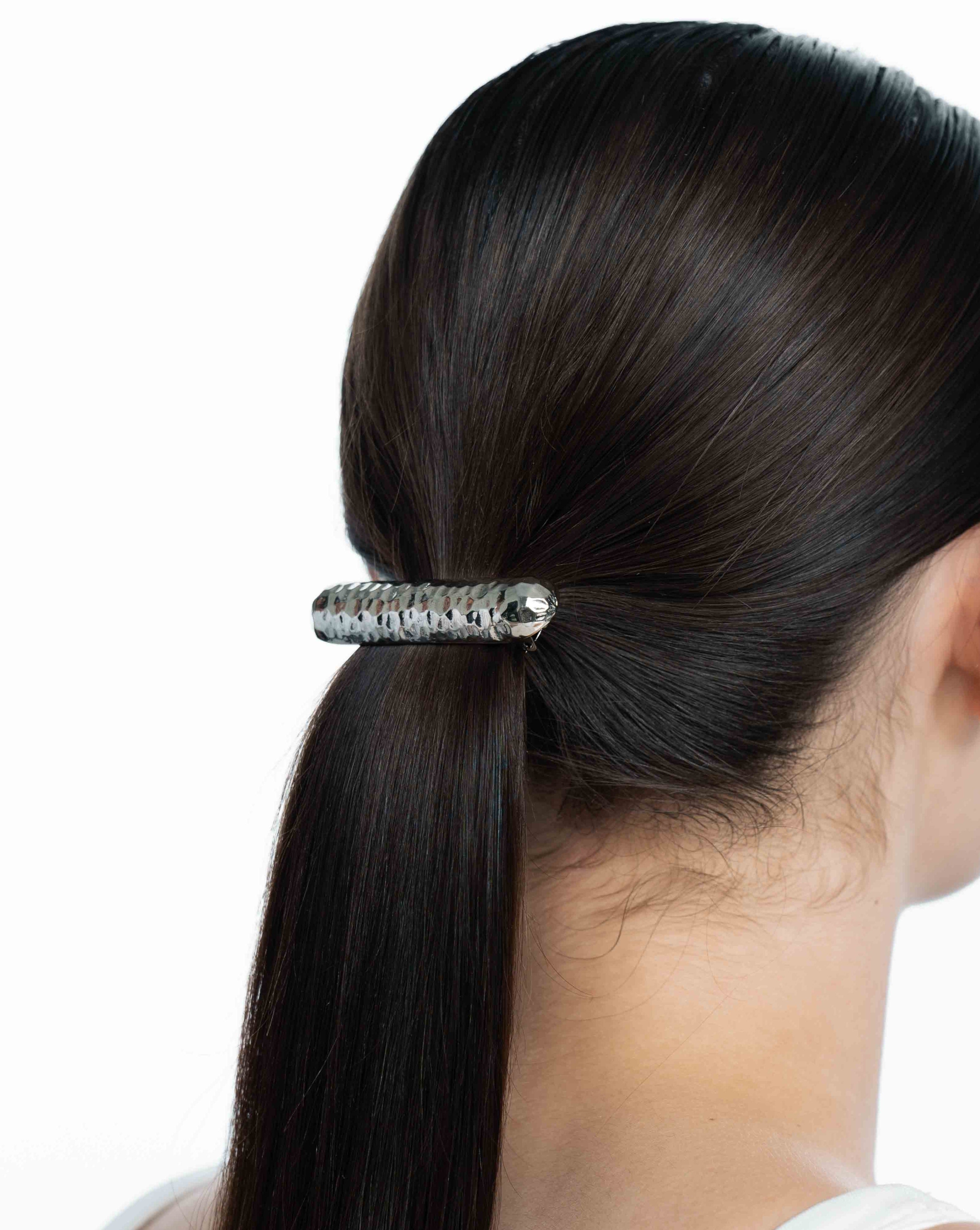 Nova Barette Clips In Silver (Set Of 3)