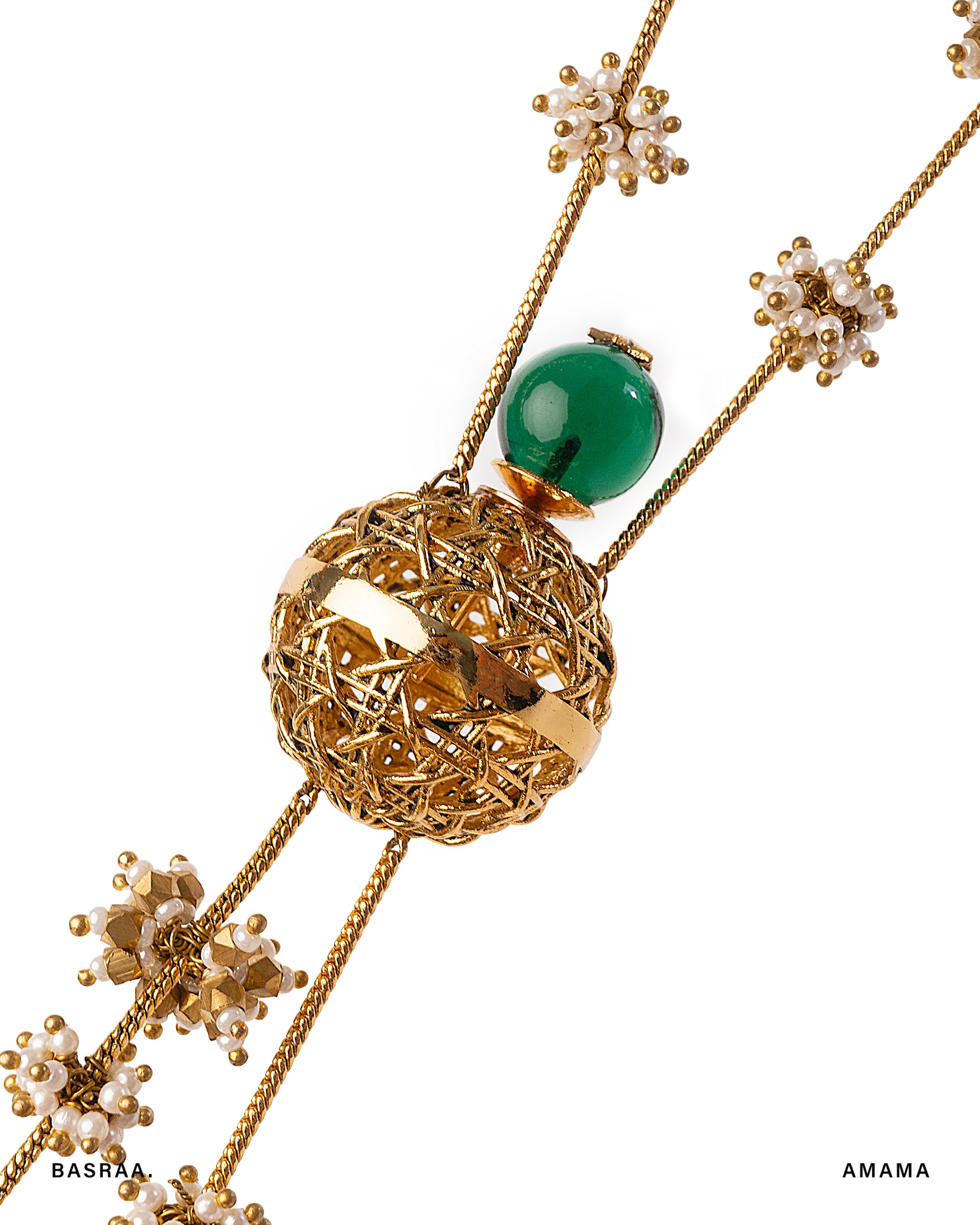 Basra Rattan Y- Necklace