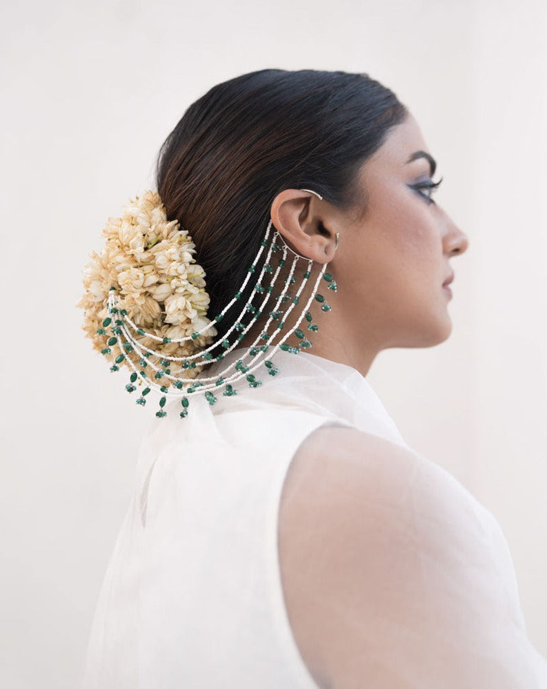 Charbagh Sahara in Green Onyx (Set of 2)