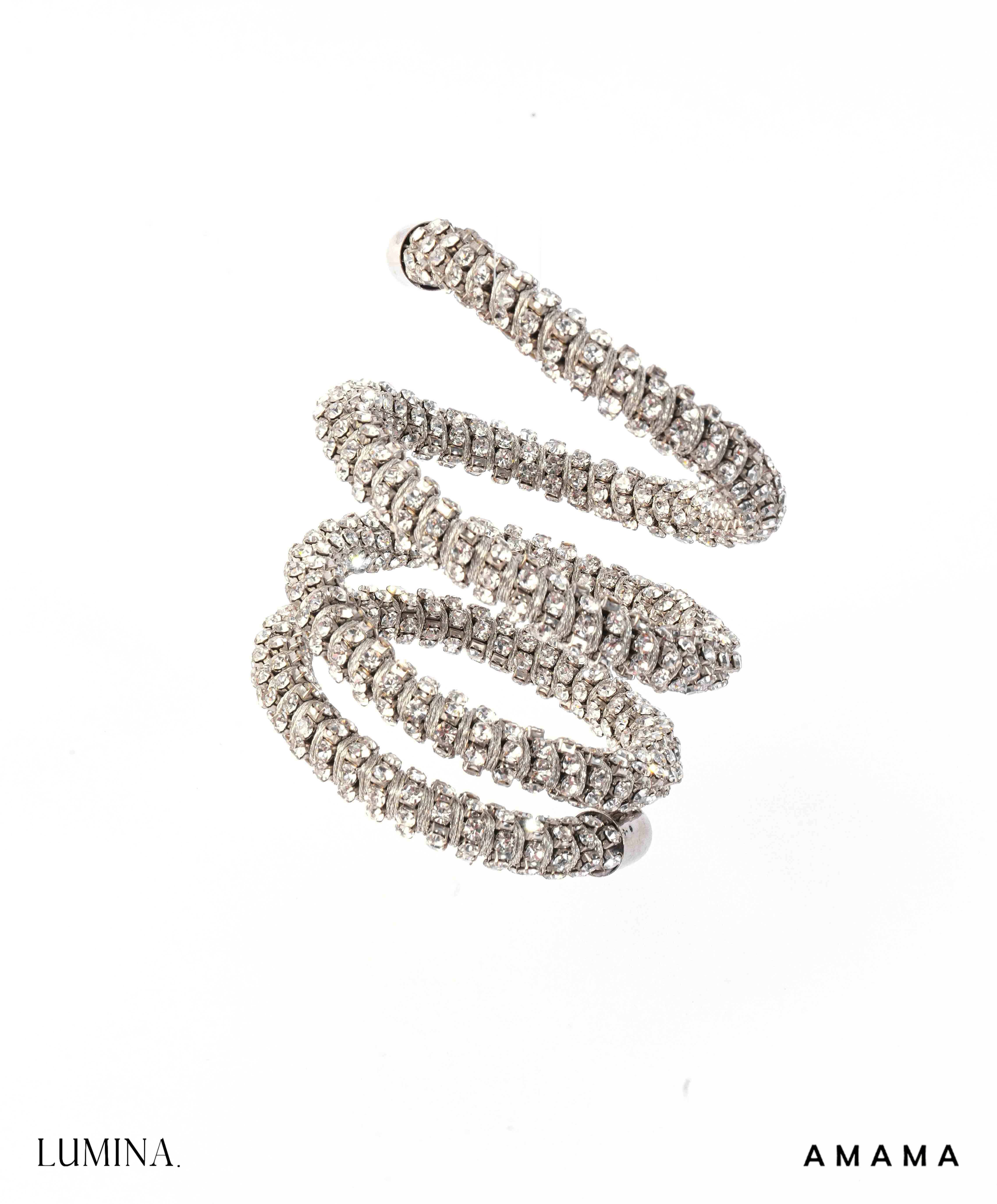 Nova Wristwrap In Sparkling White