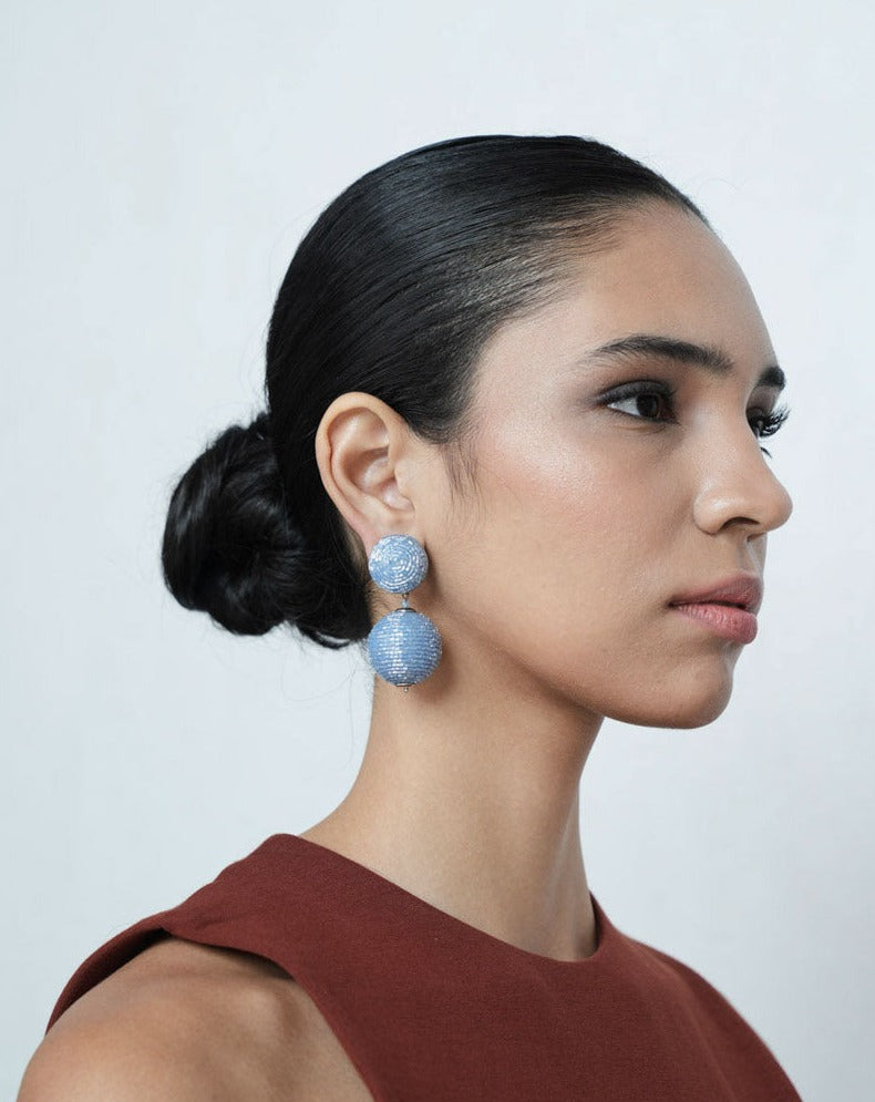 Day Dream Earrings In Blue