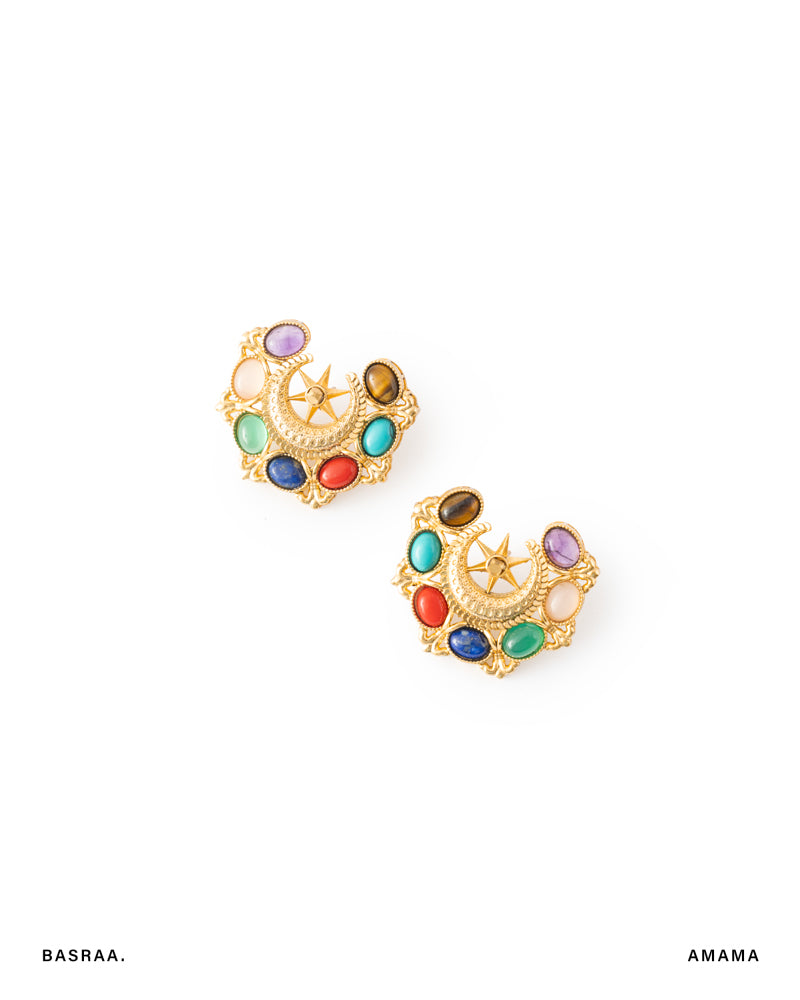 Chand Saaj Gemstone Studs