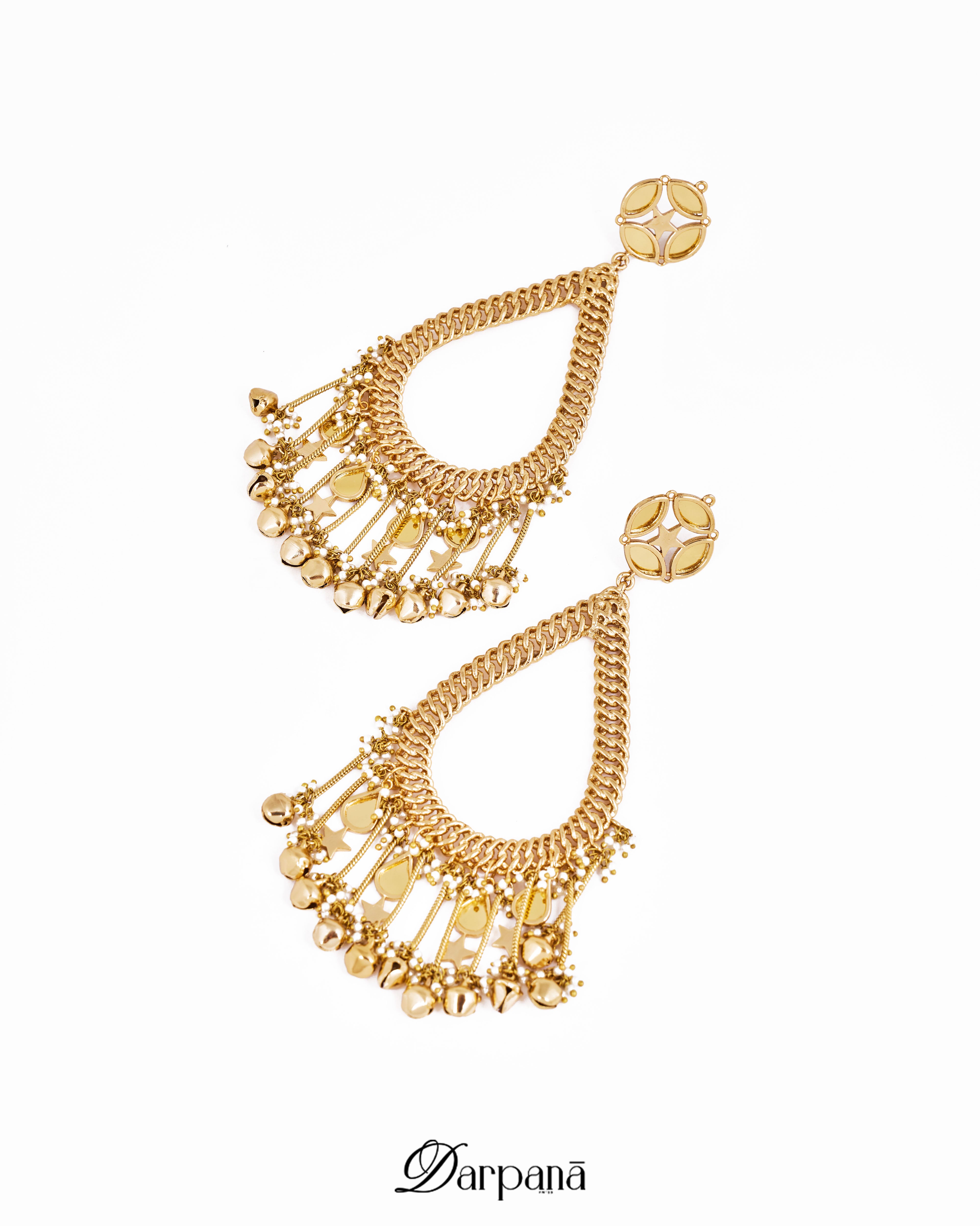 Sheeshmahal Drop Earrings