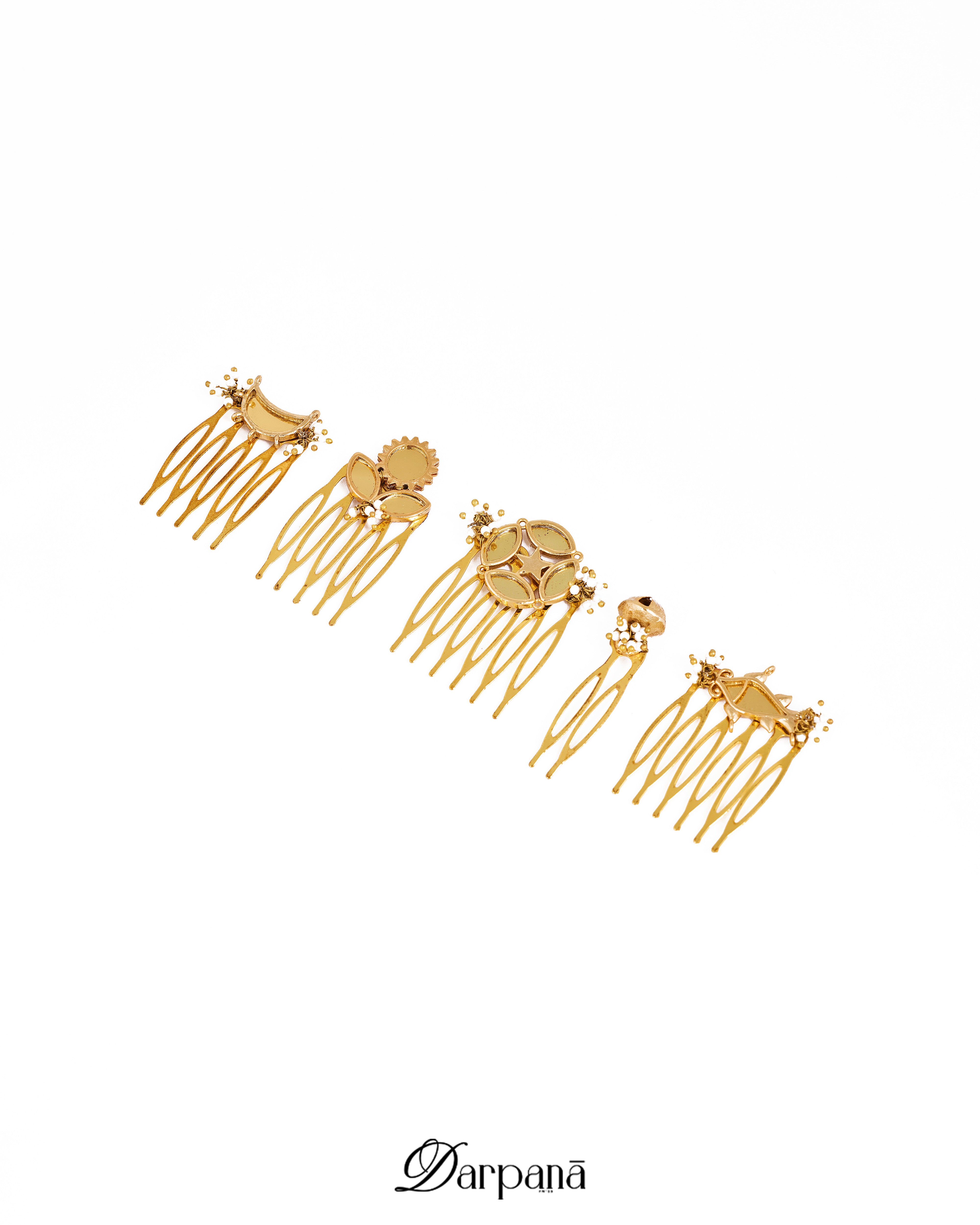 Darpan Meen Hairpins (Set Of 5)