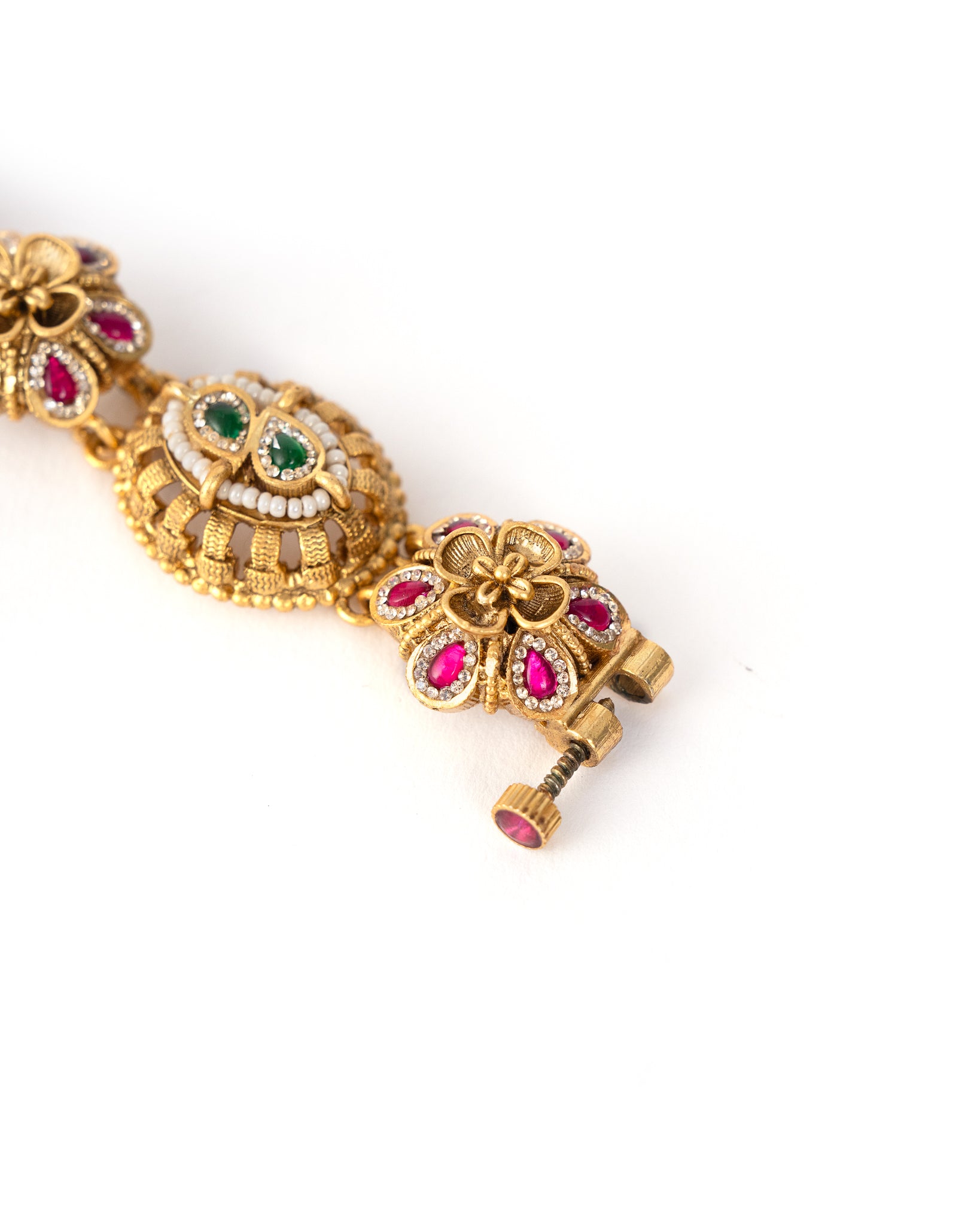 Bina Multi-Color Gold Bracelet