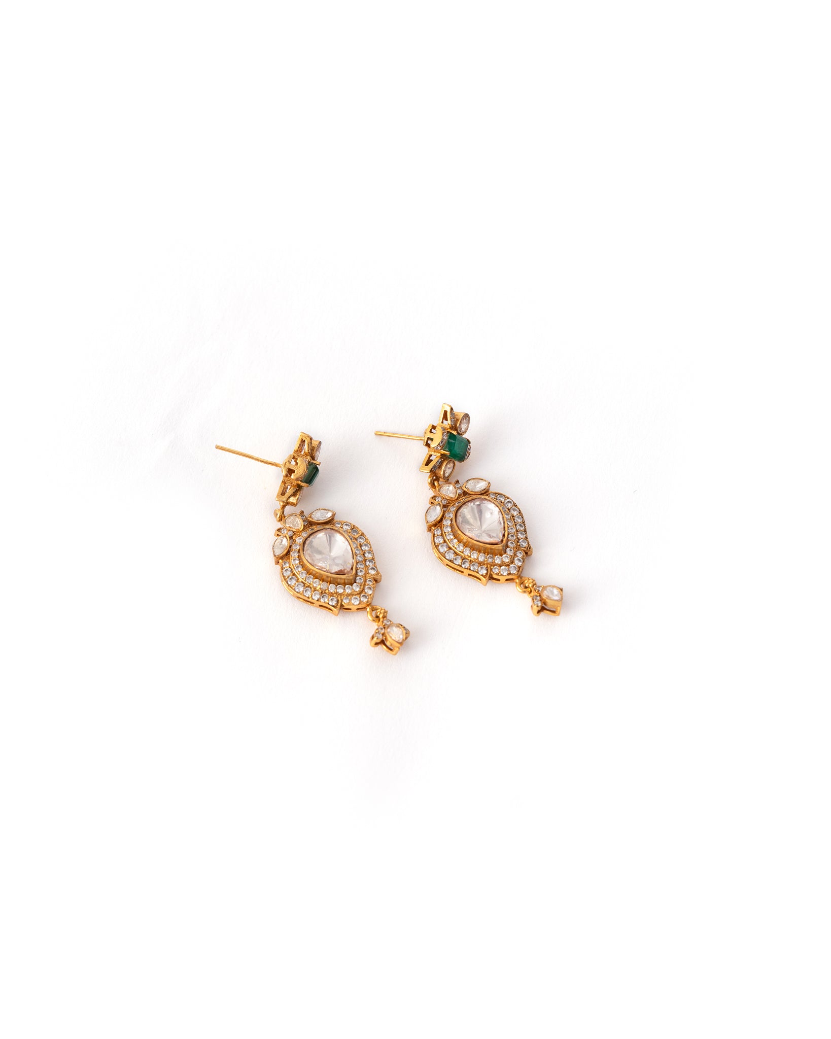 Royal Gold Kundan Earrings