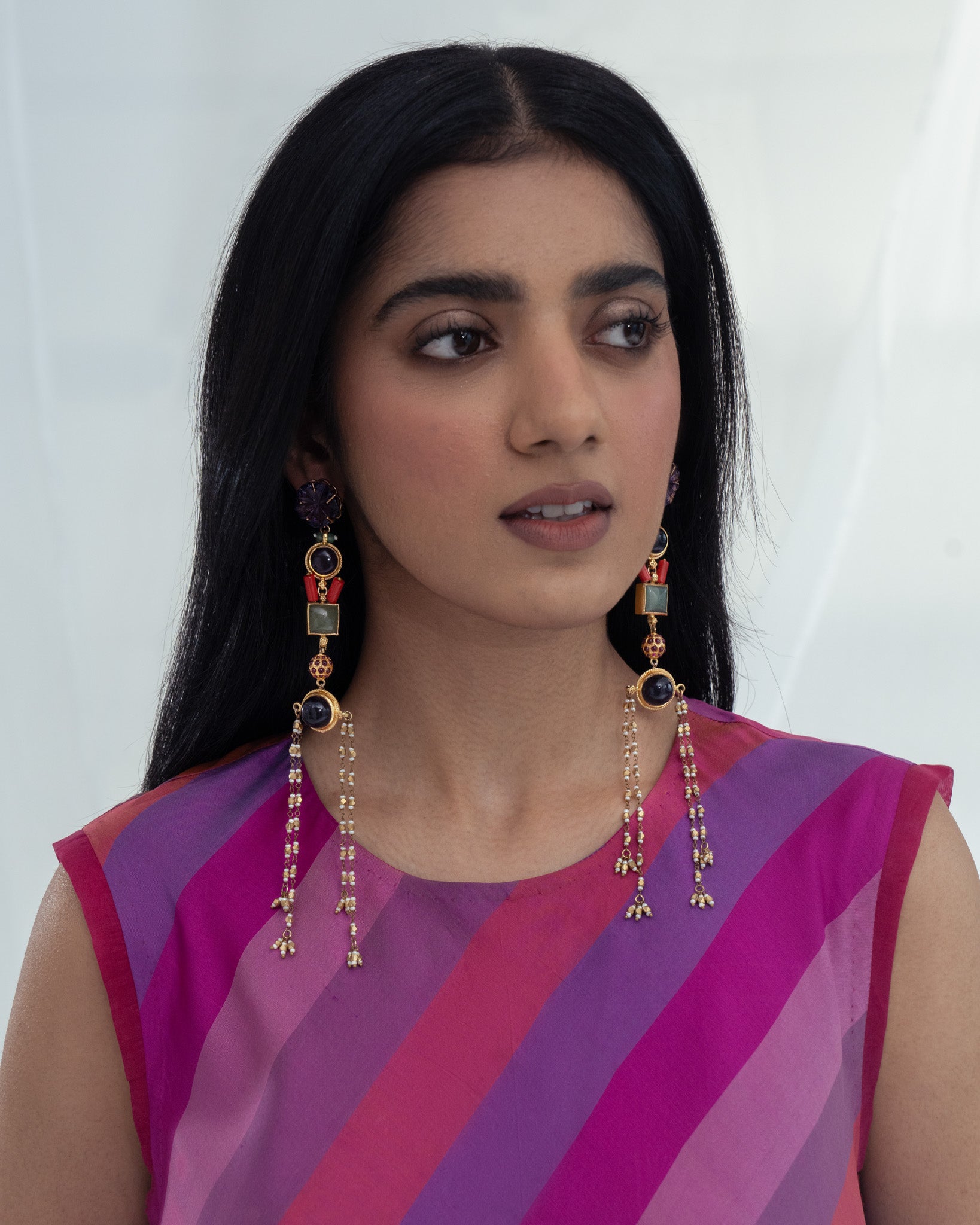 Gemstone Chakra Shoulder Grazers