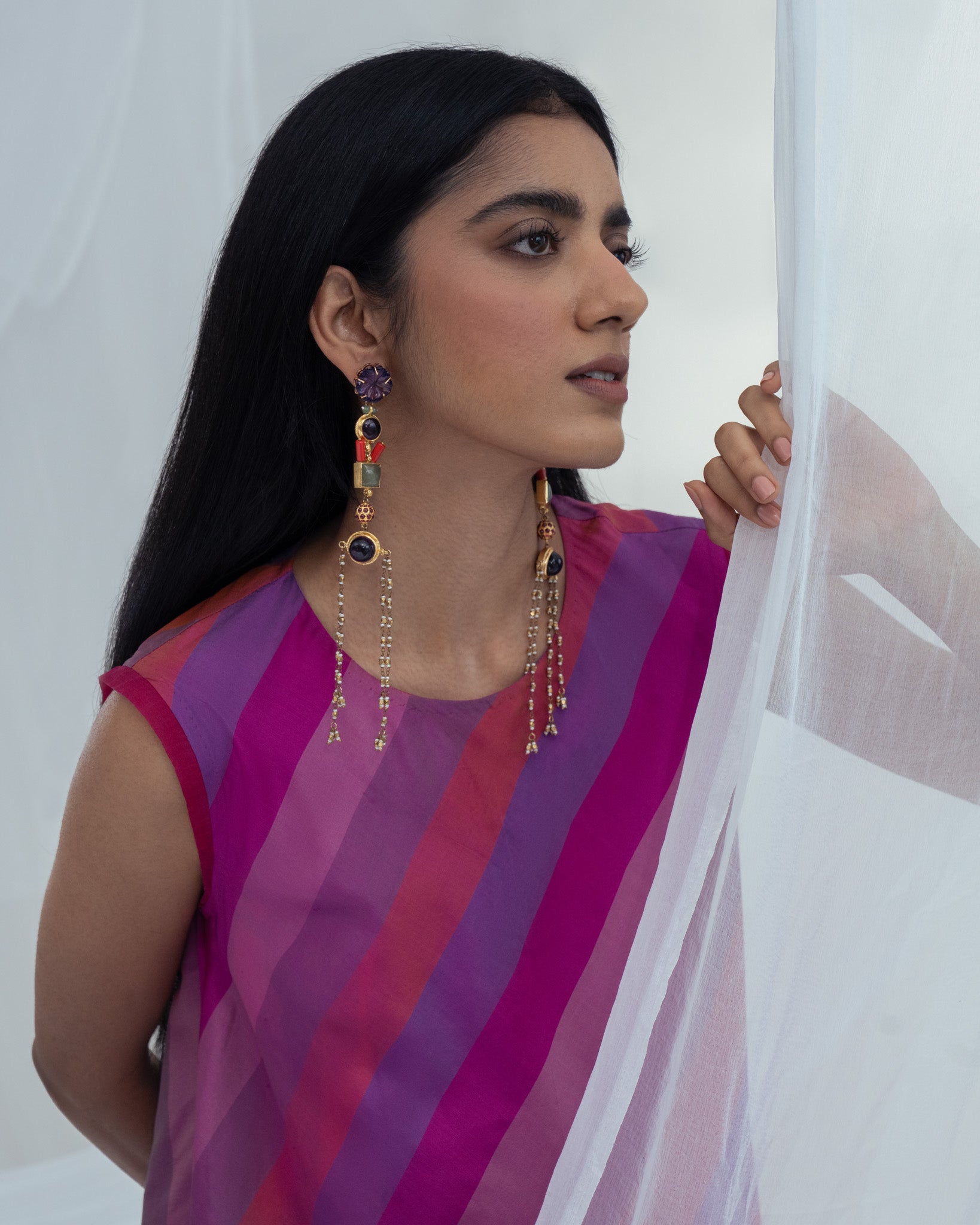 Gemstone Chakra Shoulder Grazers