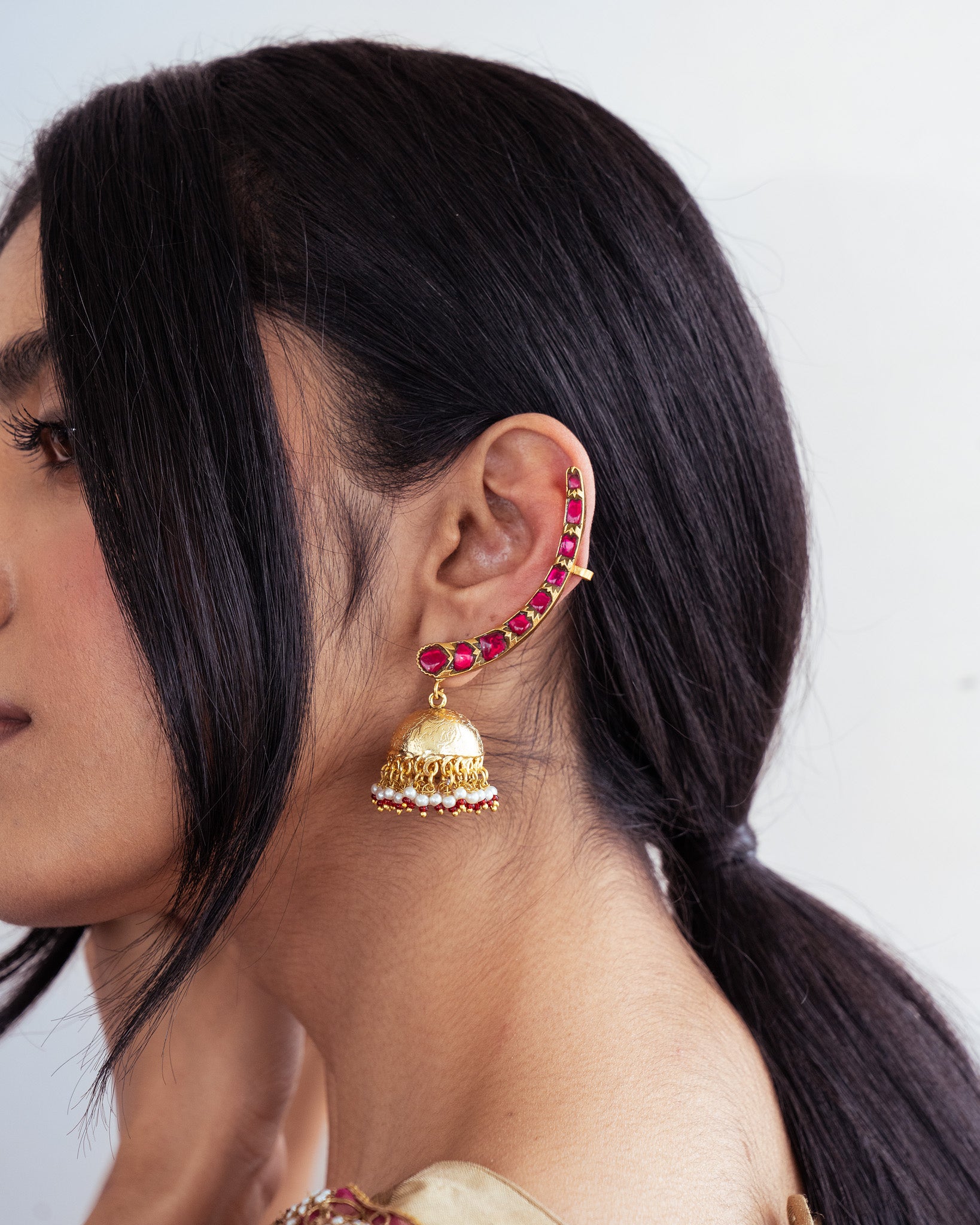 Vida Ruby Red Earrings