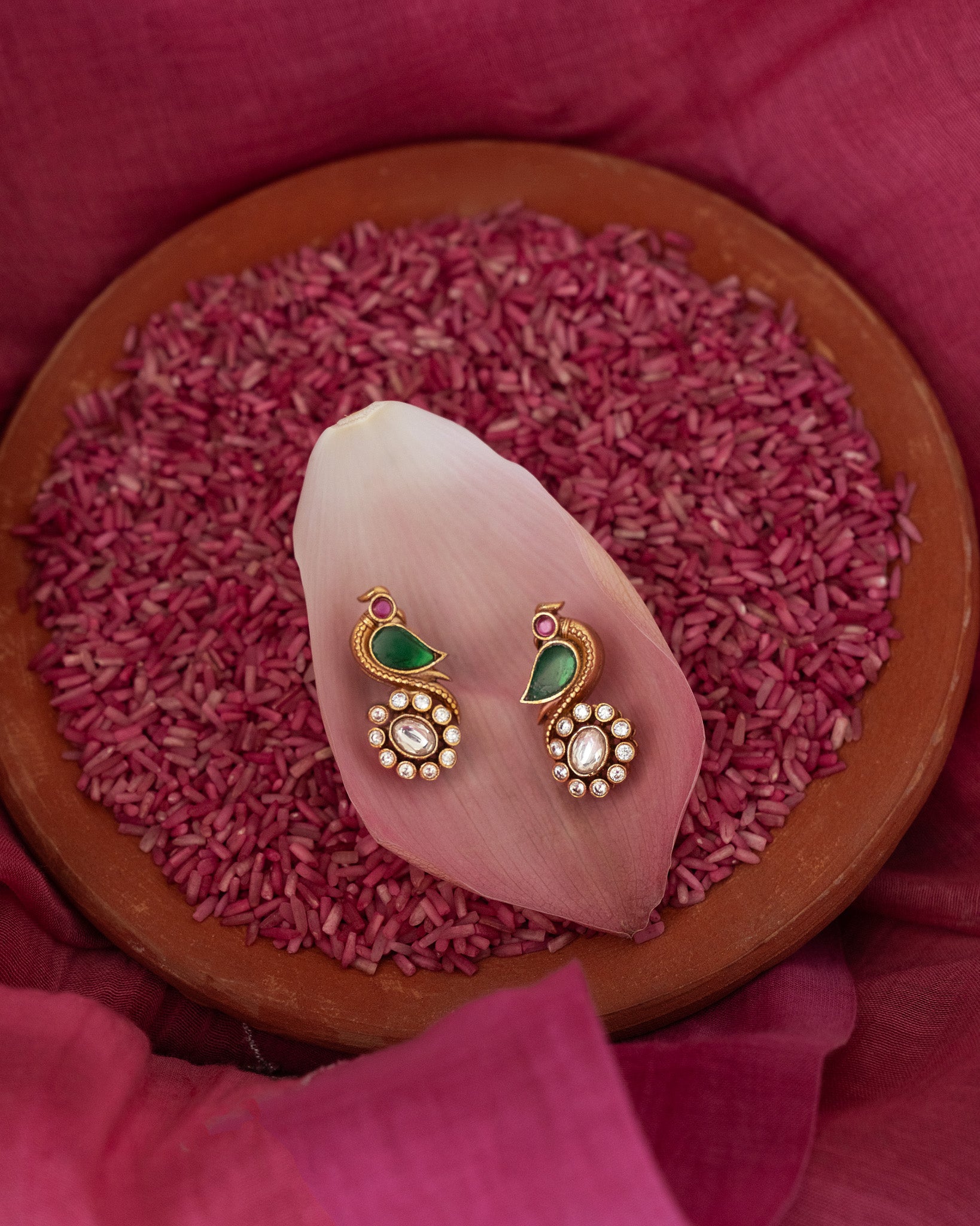 Panchi Multi-Color Earrings