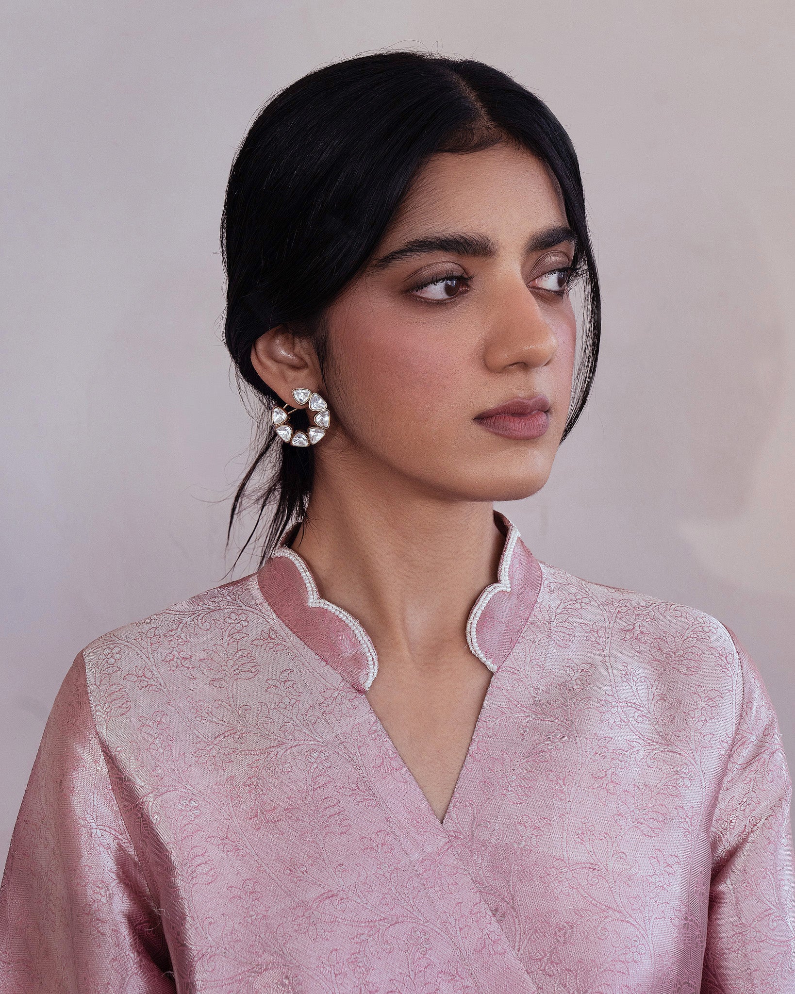 Nora Gold Kundan Earrings