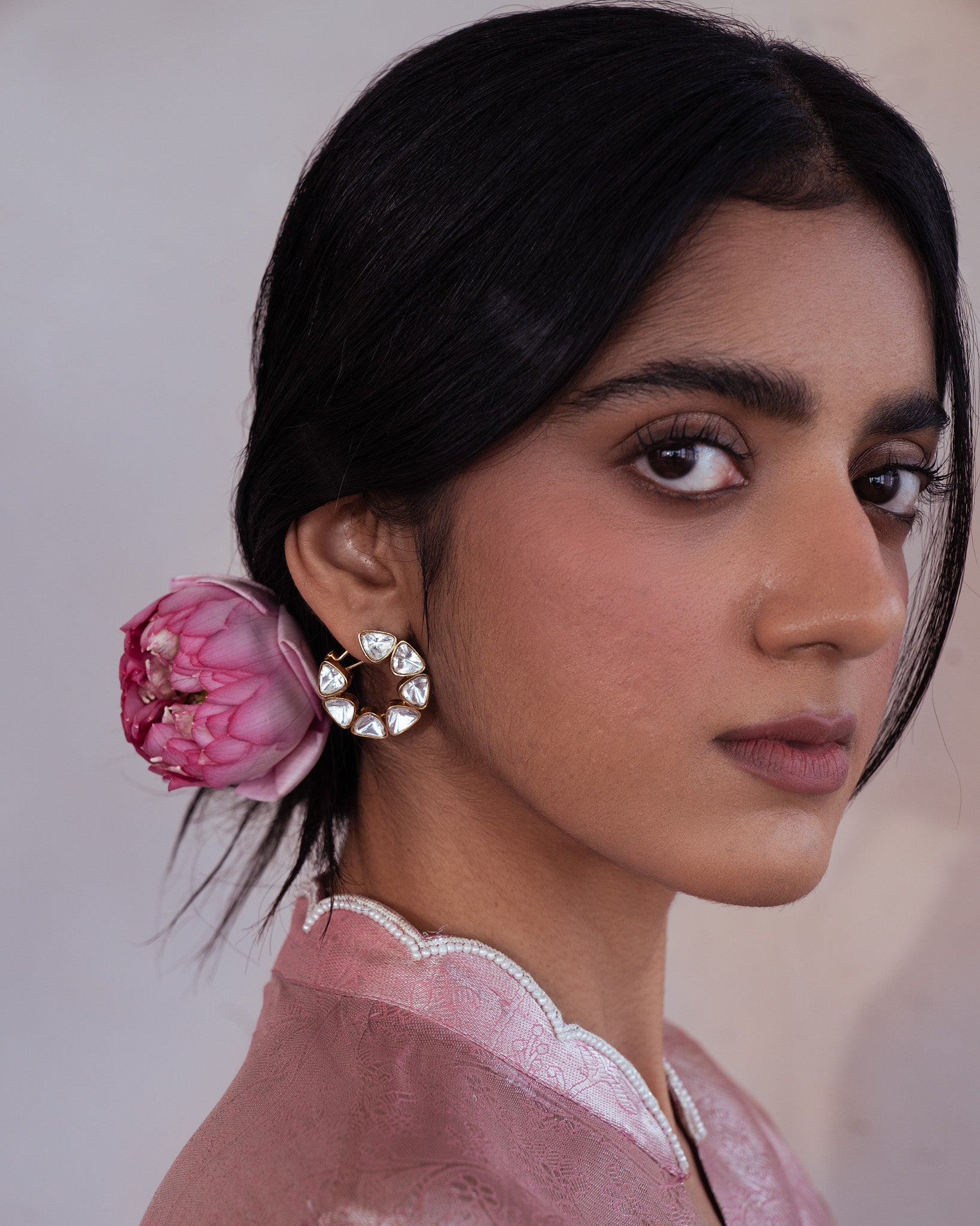Nora Gold Kundan Earrings
