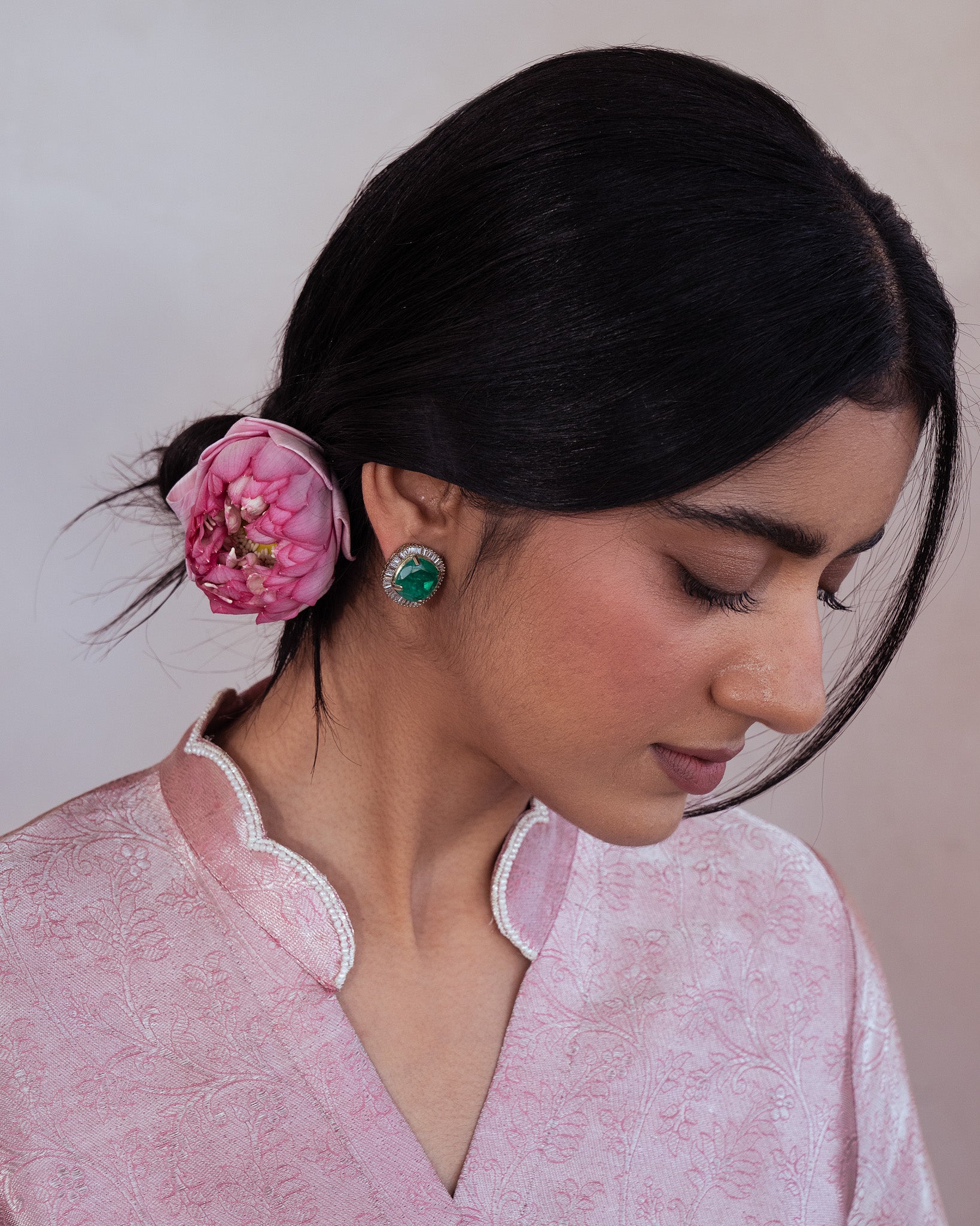 Emerald Green CZ Studs