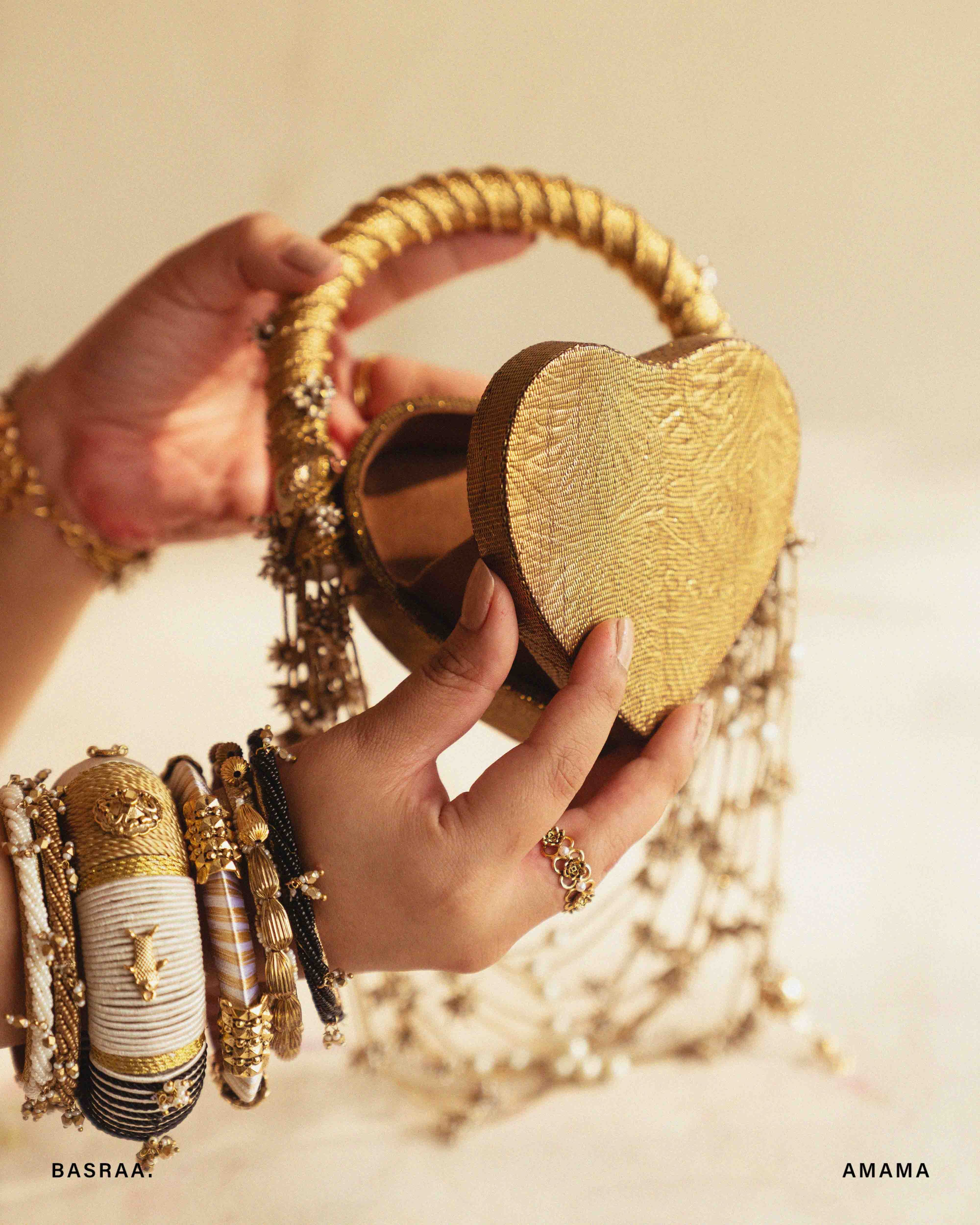 golden designer bags