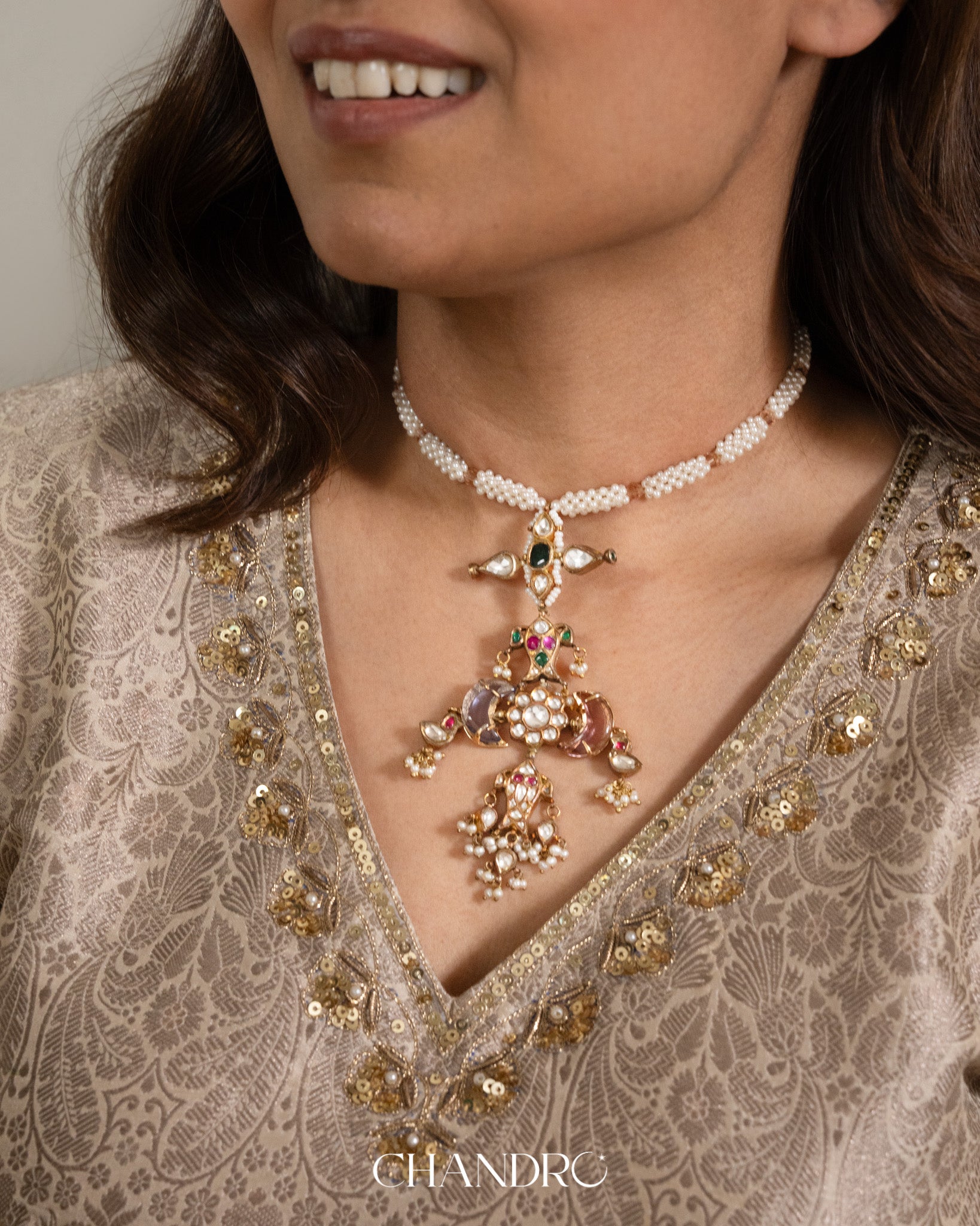 Amethyst Meen Necklet