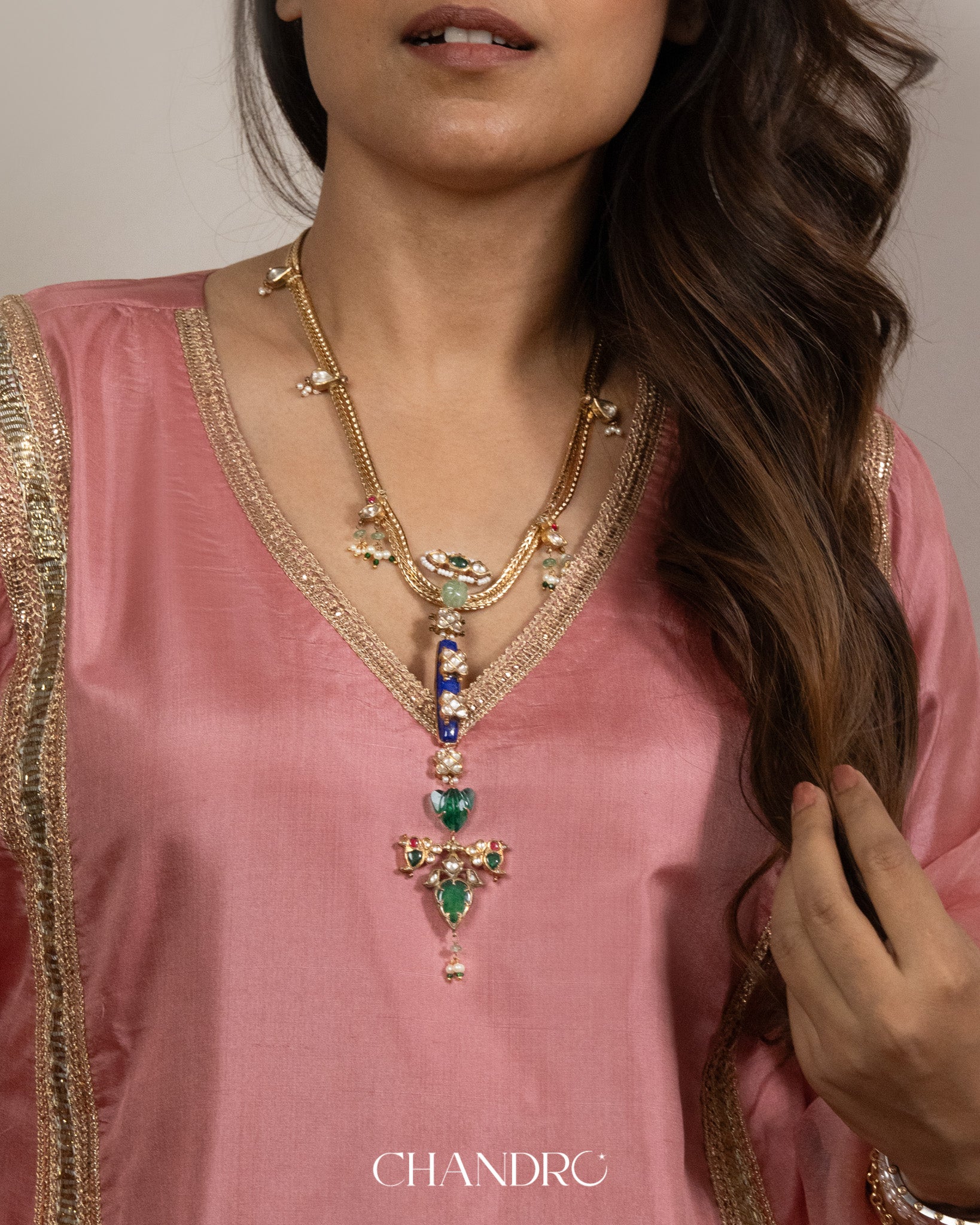 Navrang Y Necklace