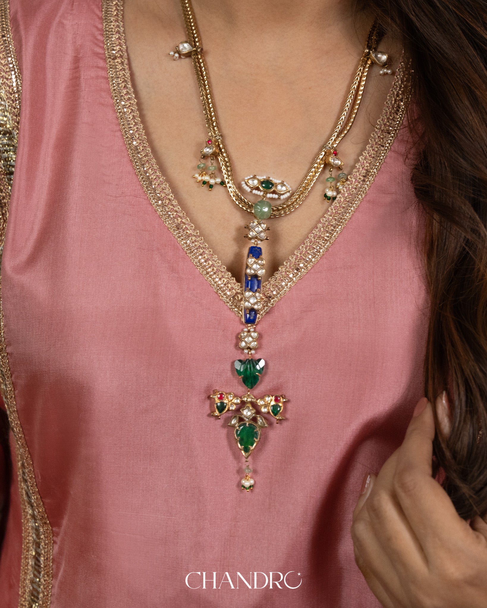 Navrang Y Necklace