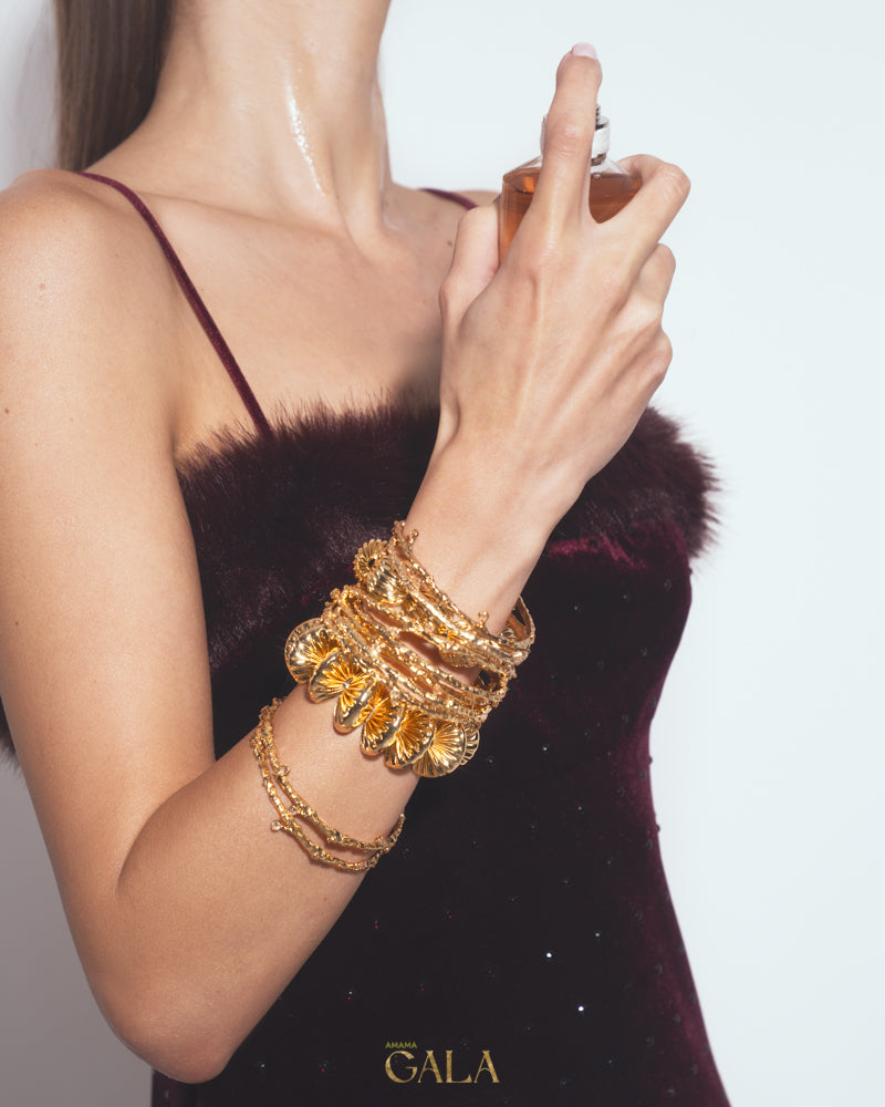 Vine Crest Bangles (Set Of 6)