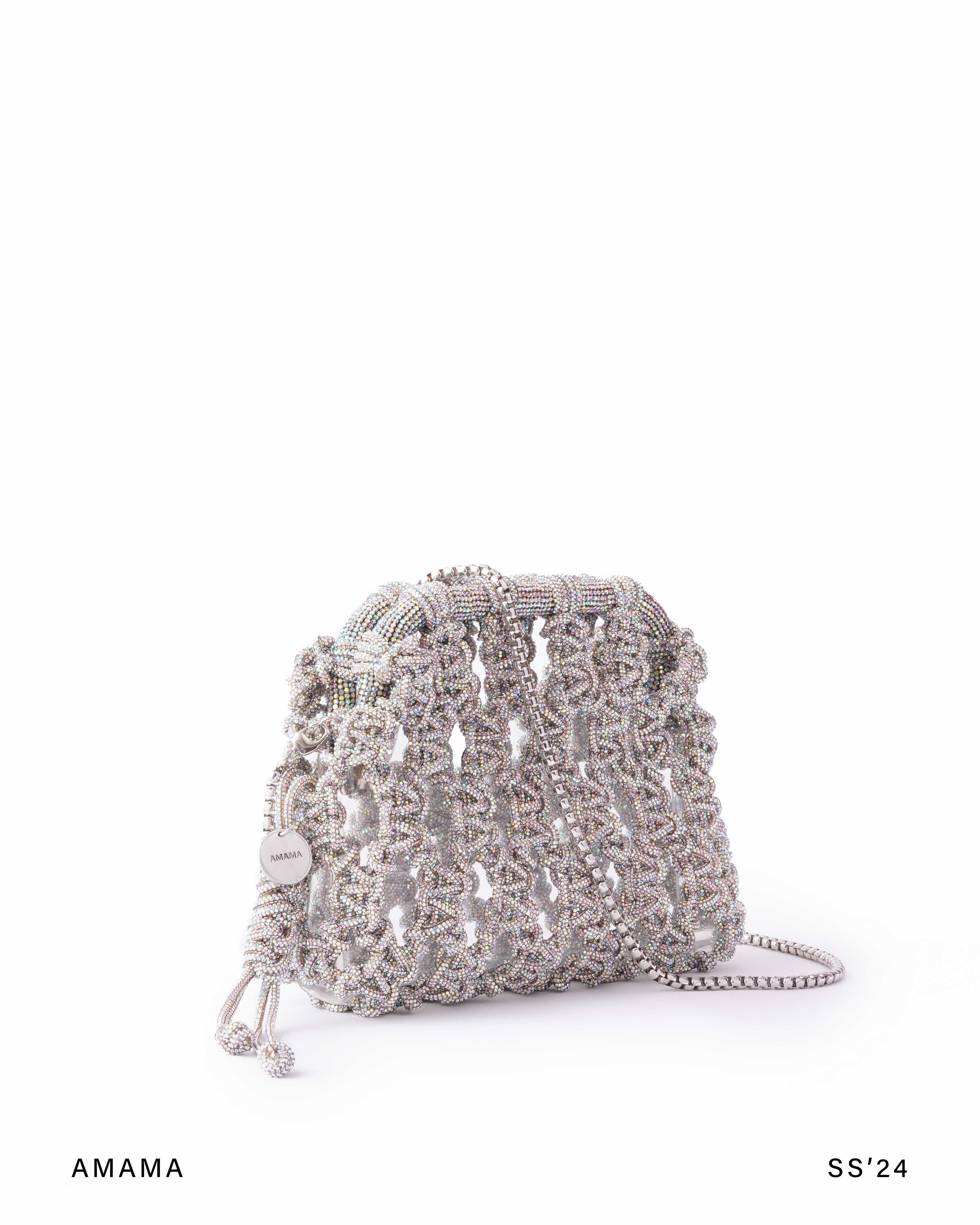 Luna Plaided Clutch In Rainbow