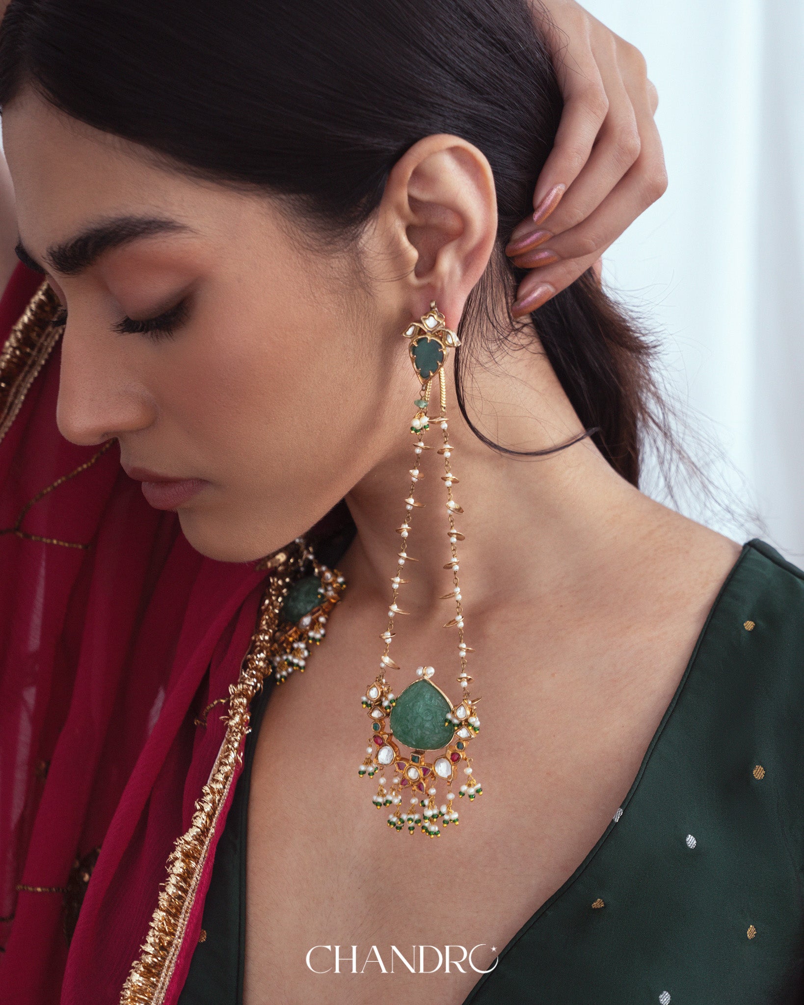 Zamrud Kashmiri Danglers