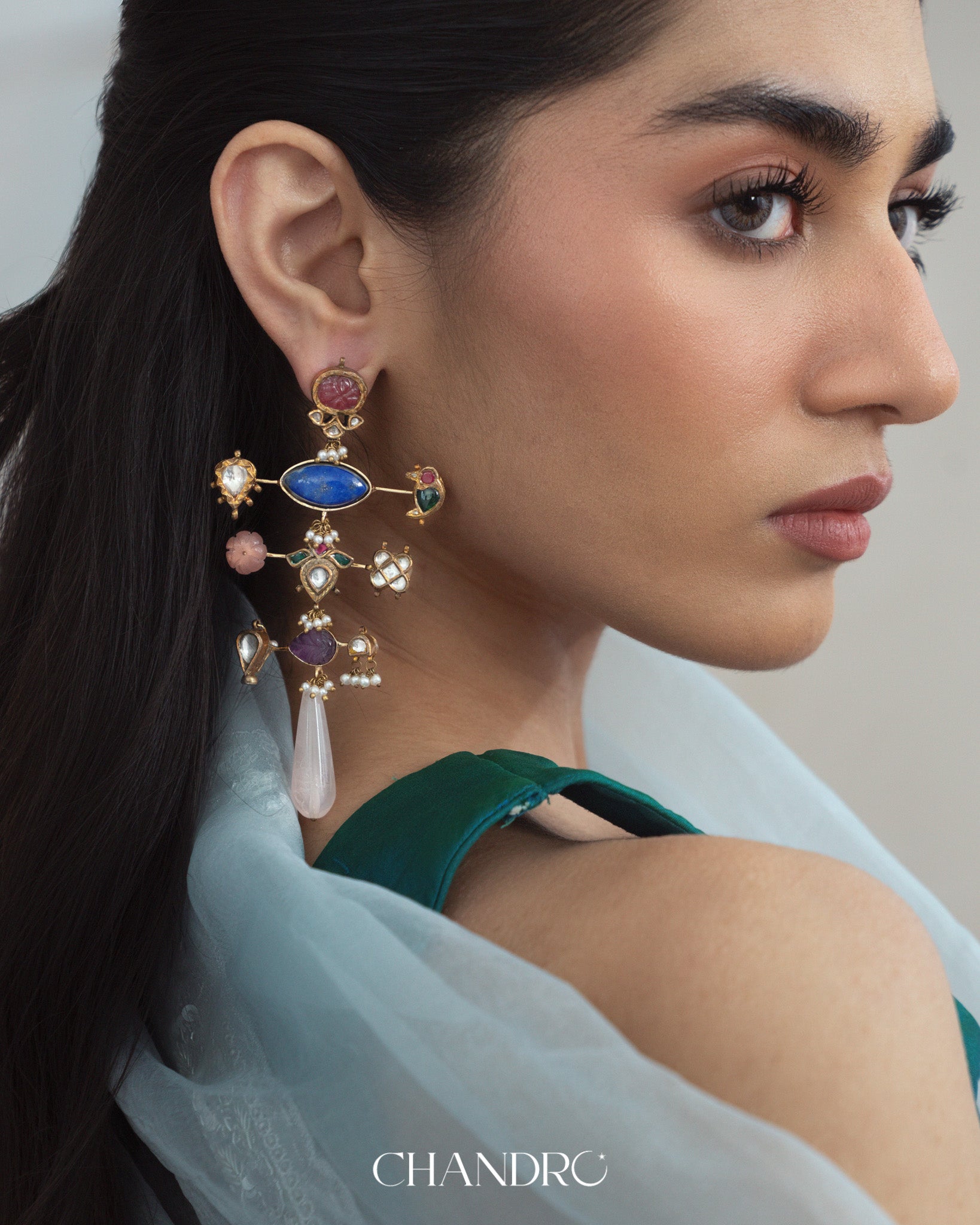 Girandole Multigemstone Earrings