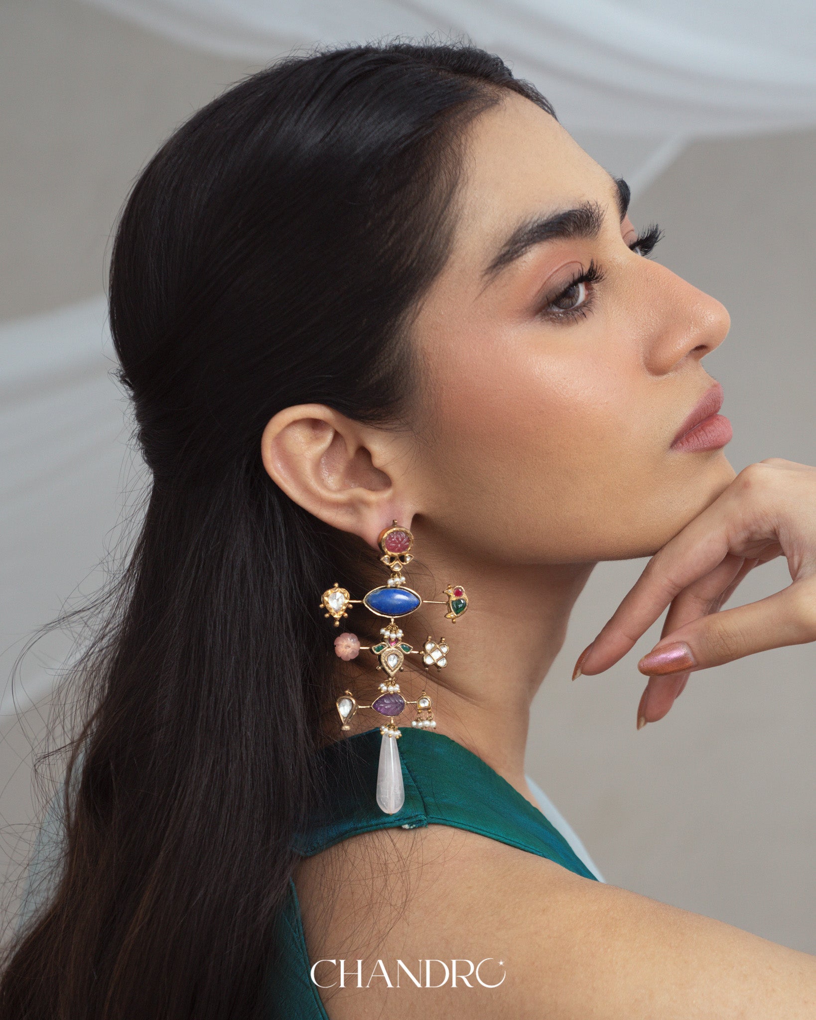Girandole Multigemstone Earrings