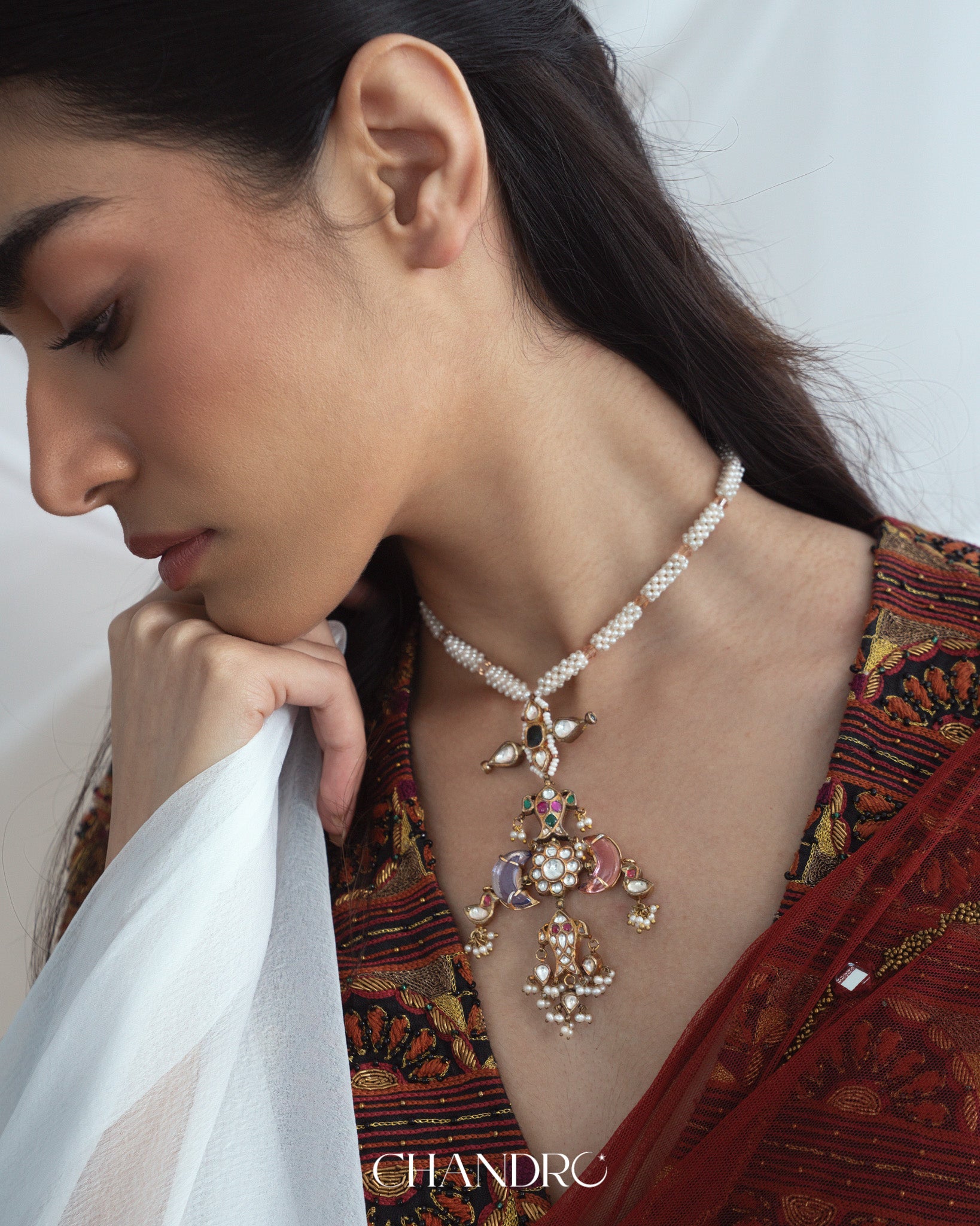 Amethyst Meen Necklet