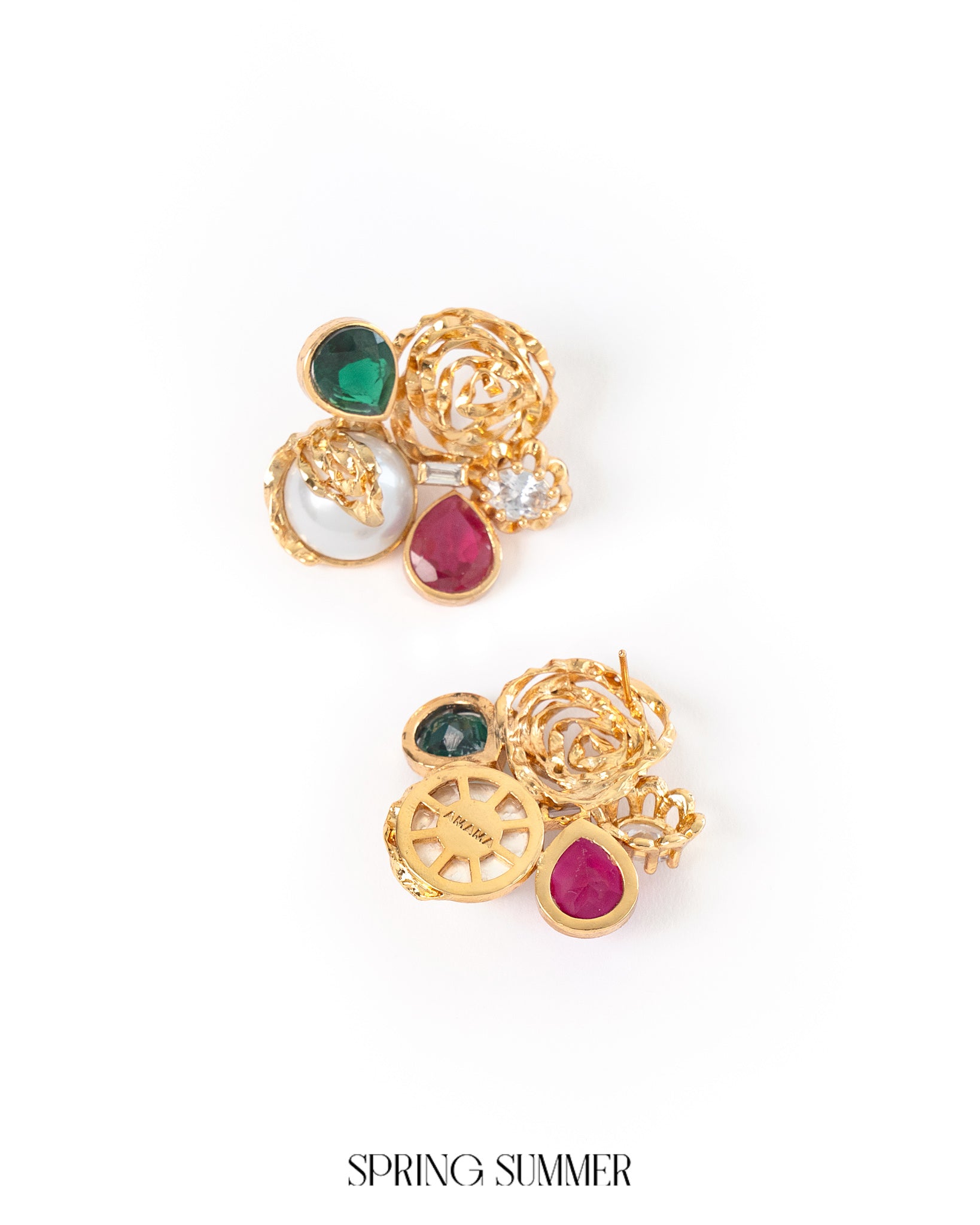 Not Your Rose Gemstone Studs