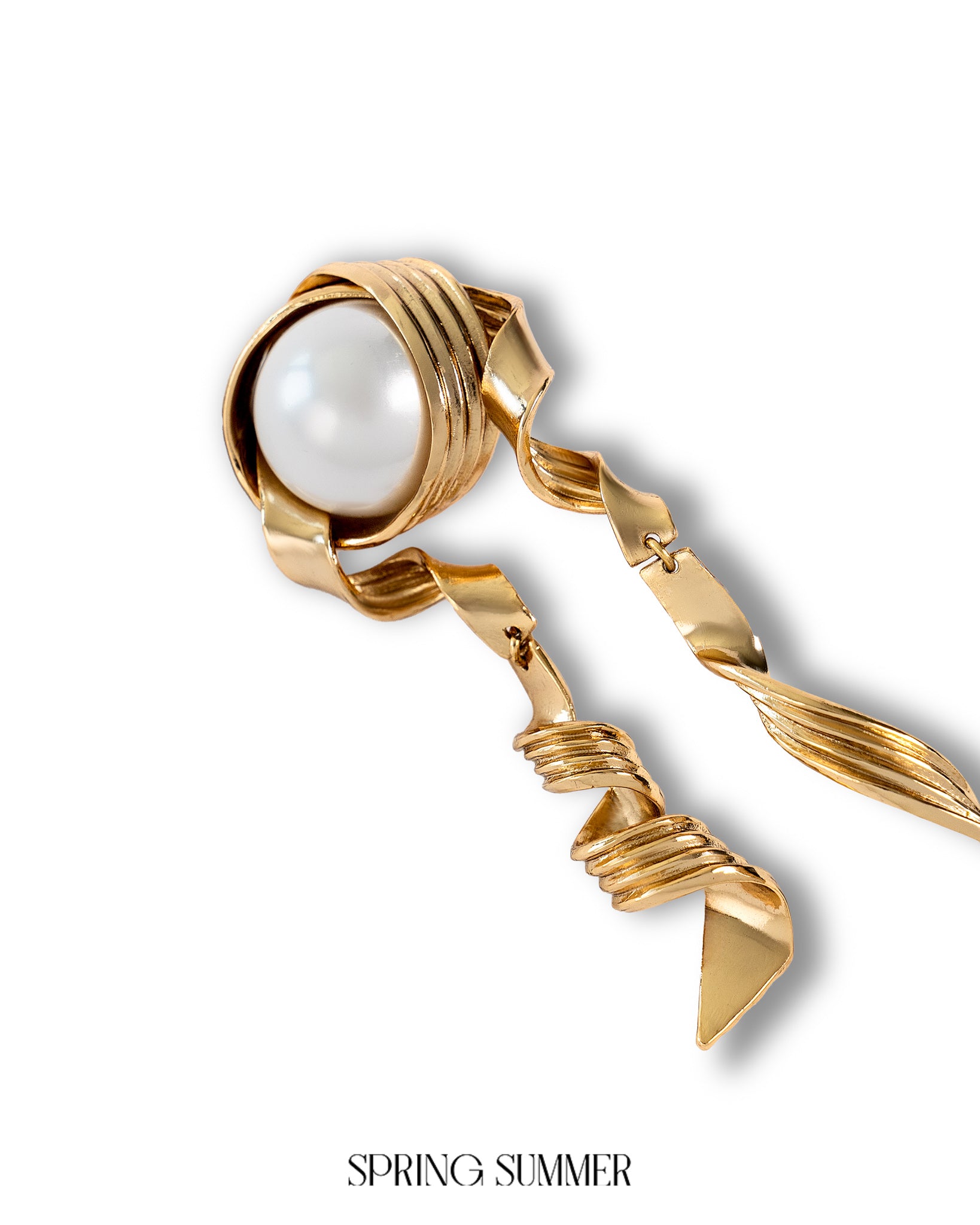 Twiddle Pearl Earrings