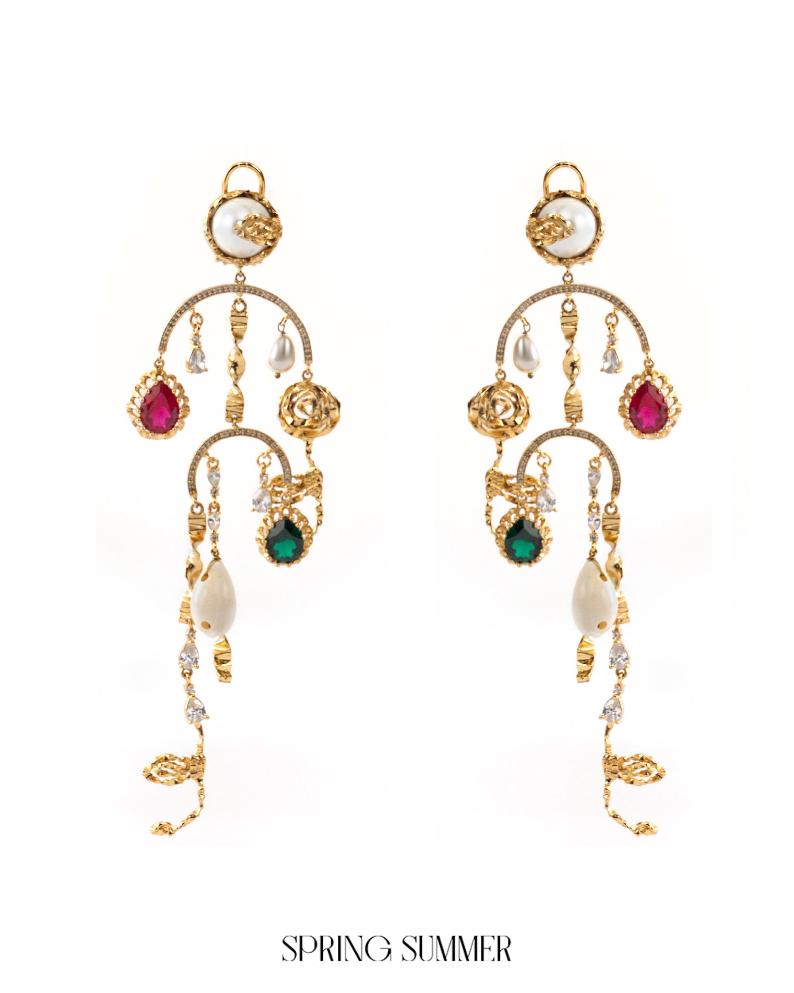 Not Your Rose Gemstone Shoulder Grazers