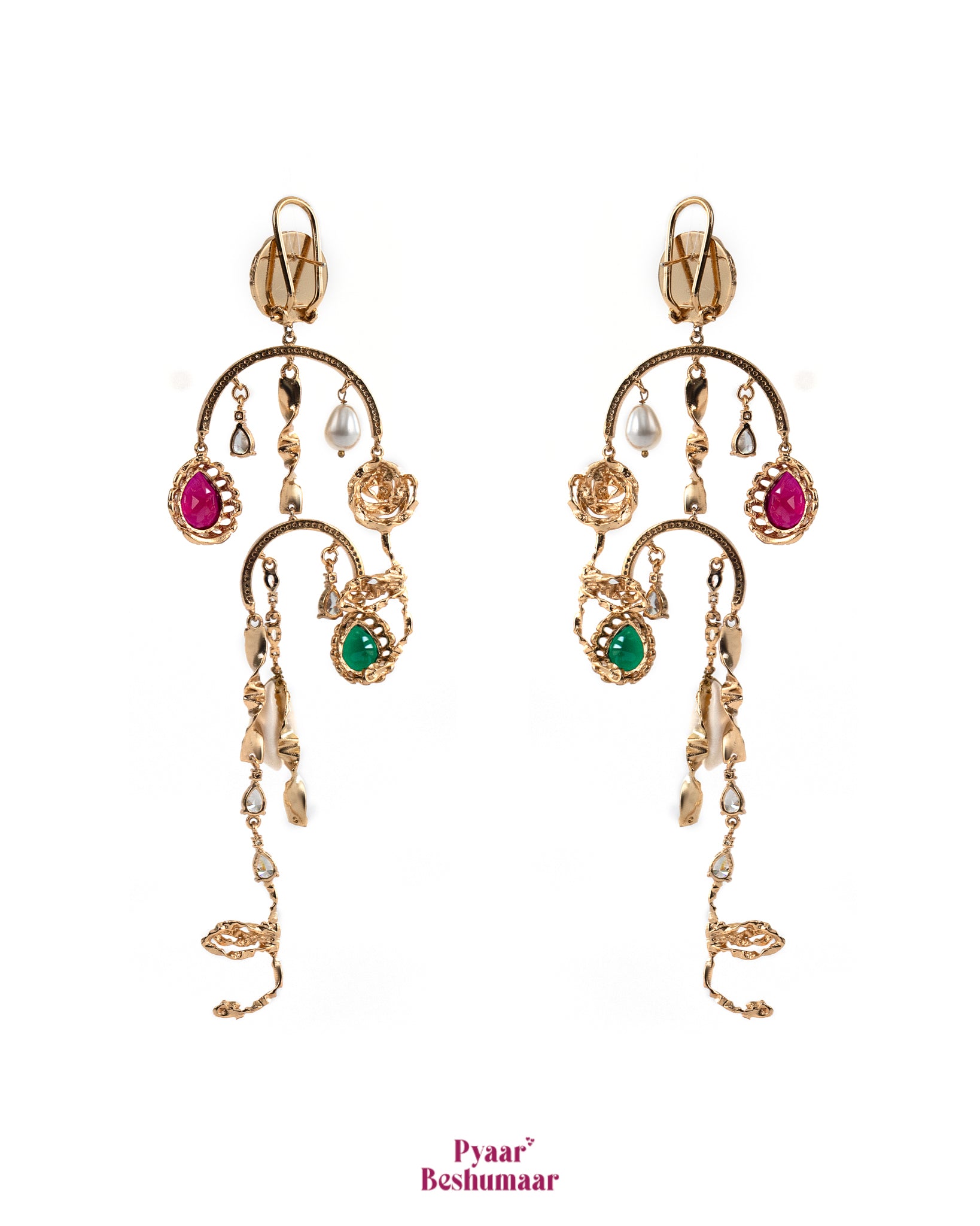 Not Your Rose Gemstone Shoulder Grazers