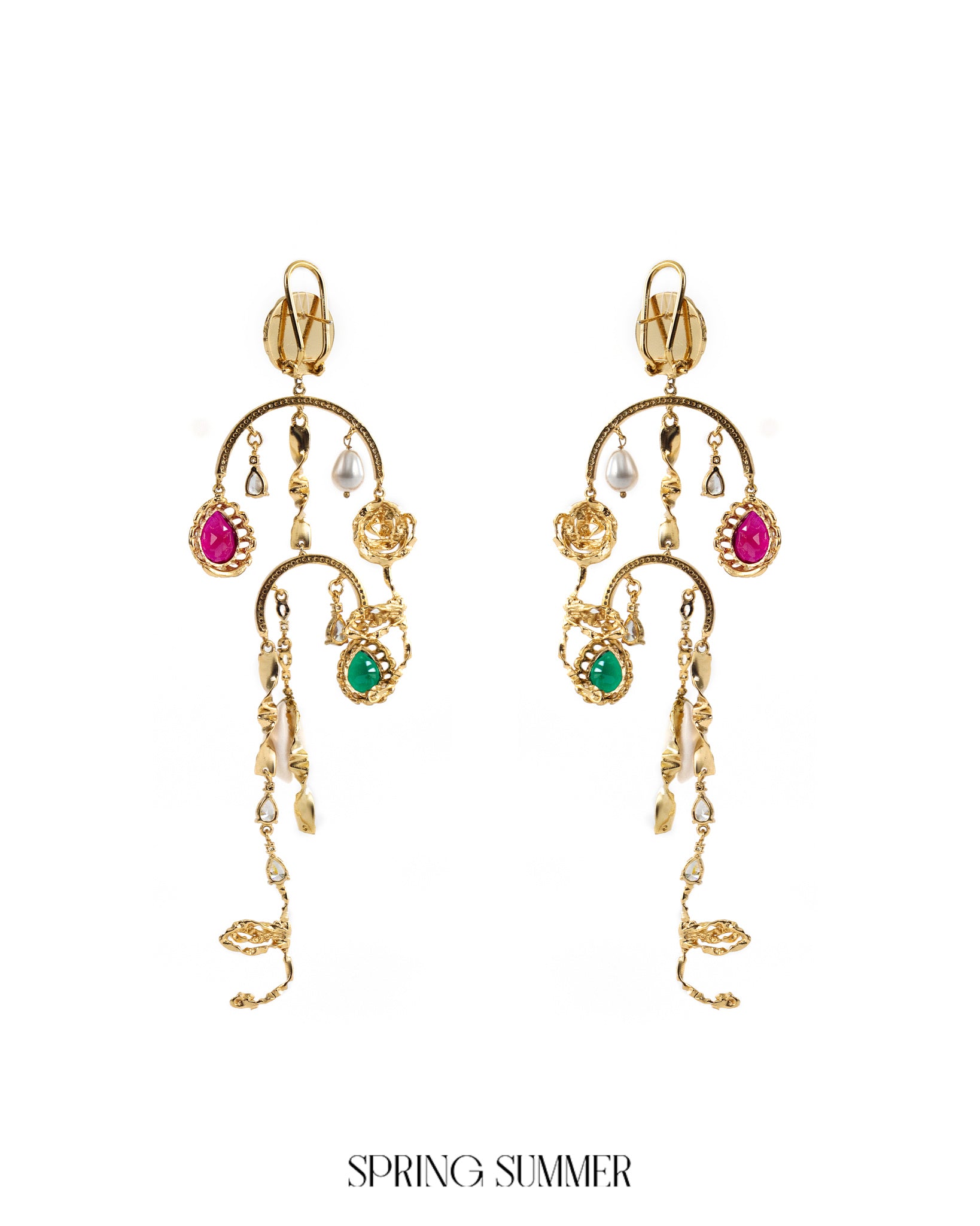 Not Your Rose Gemstone Shoulder Grazers