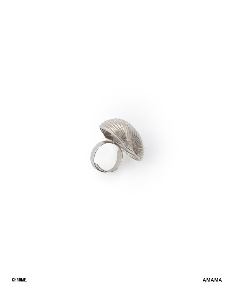 AURYN LOVE RING IN CHROME