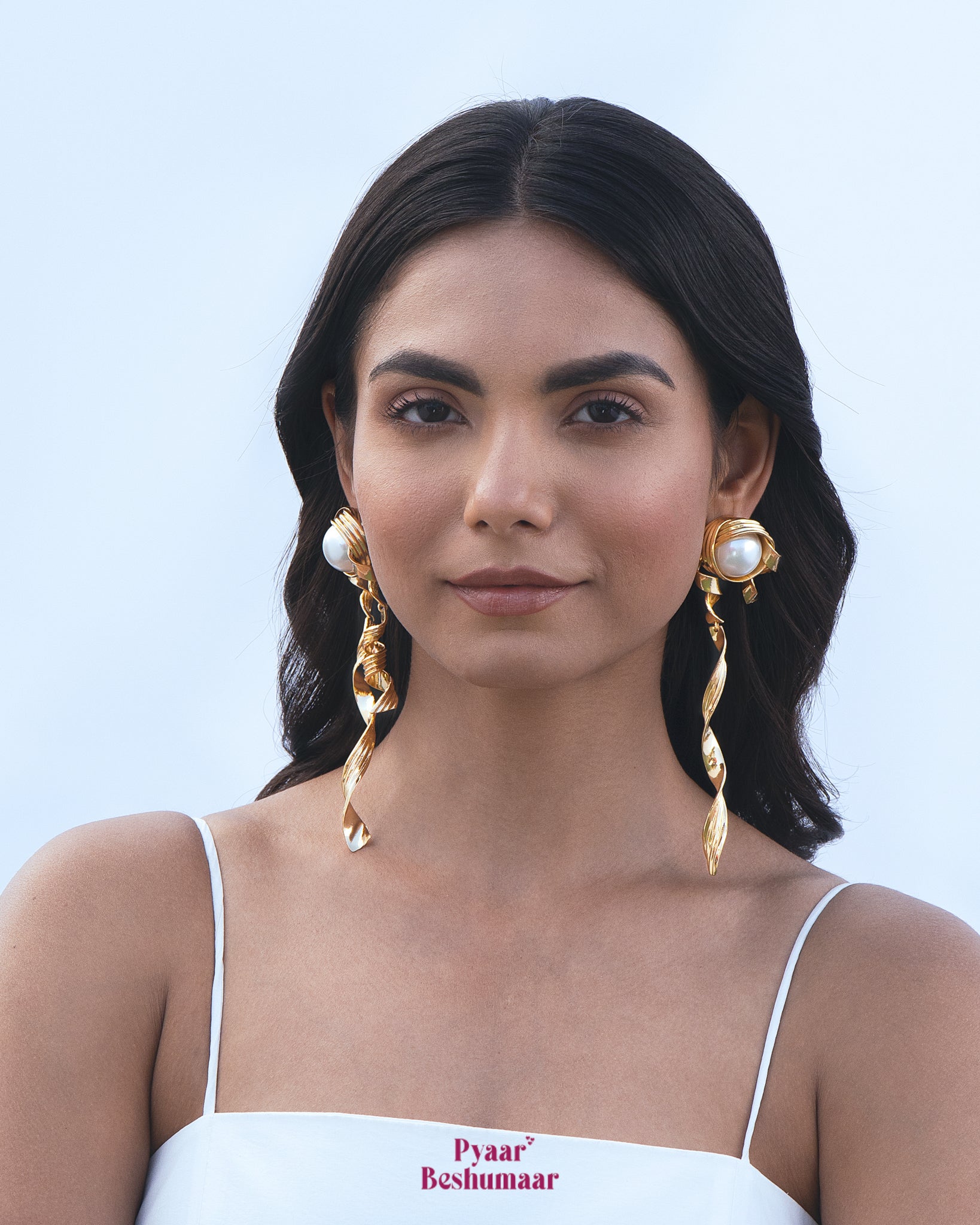 Twiddle Pearl Earrings